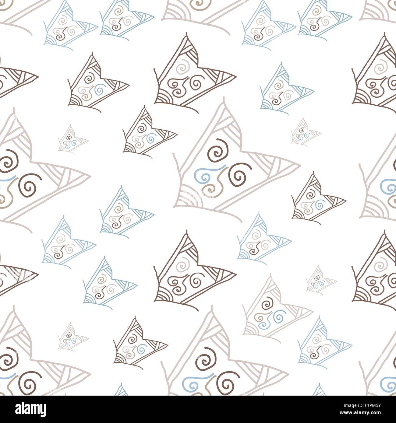 Modèle transparent avec des flèches dessinées à la main. Vector illustration Illustration de Vecteur