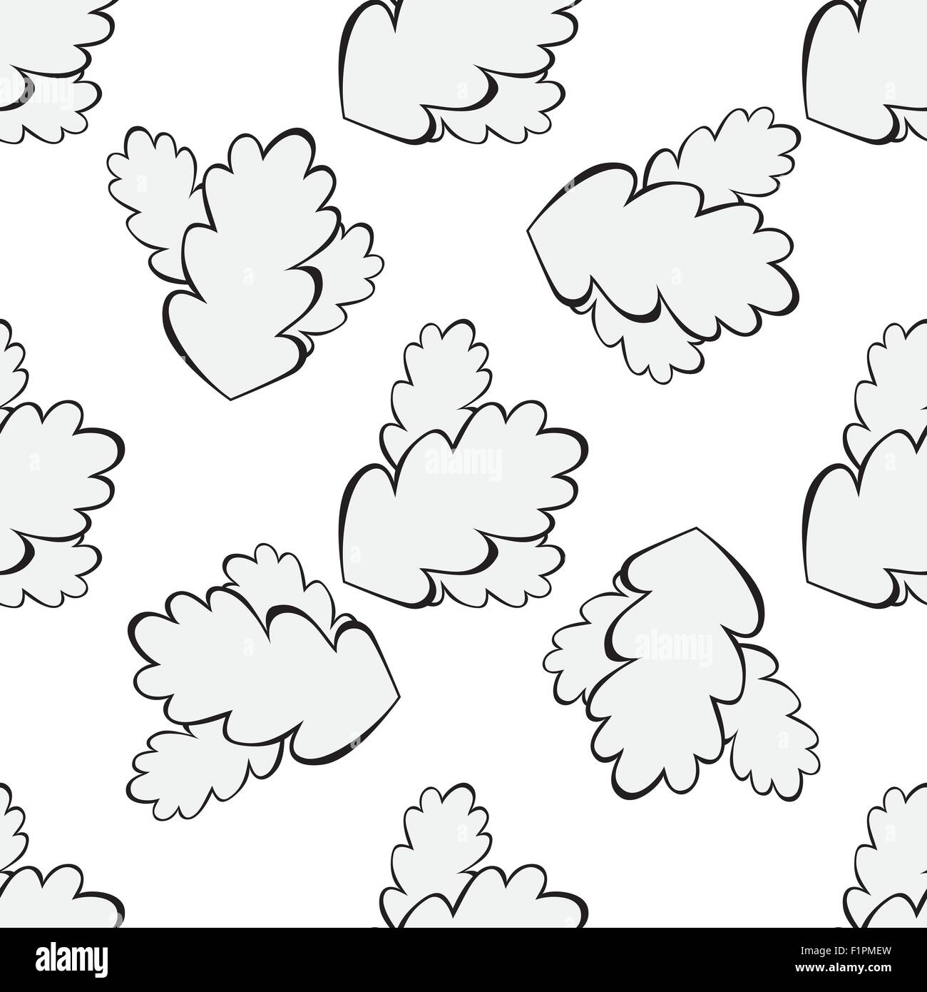 Feuille de chêne gris seamless background Vector illustration Illustration de Vecteur