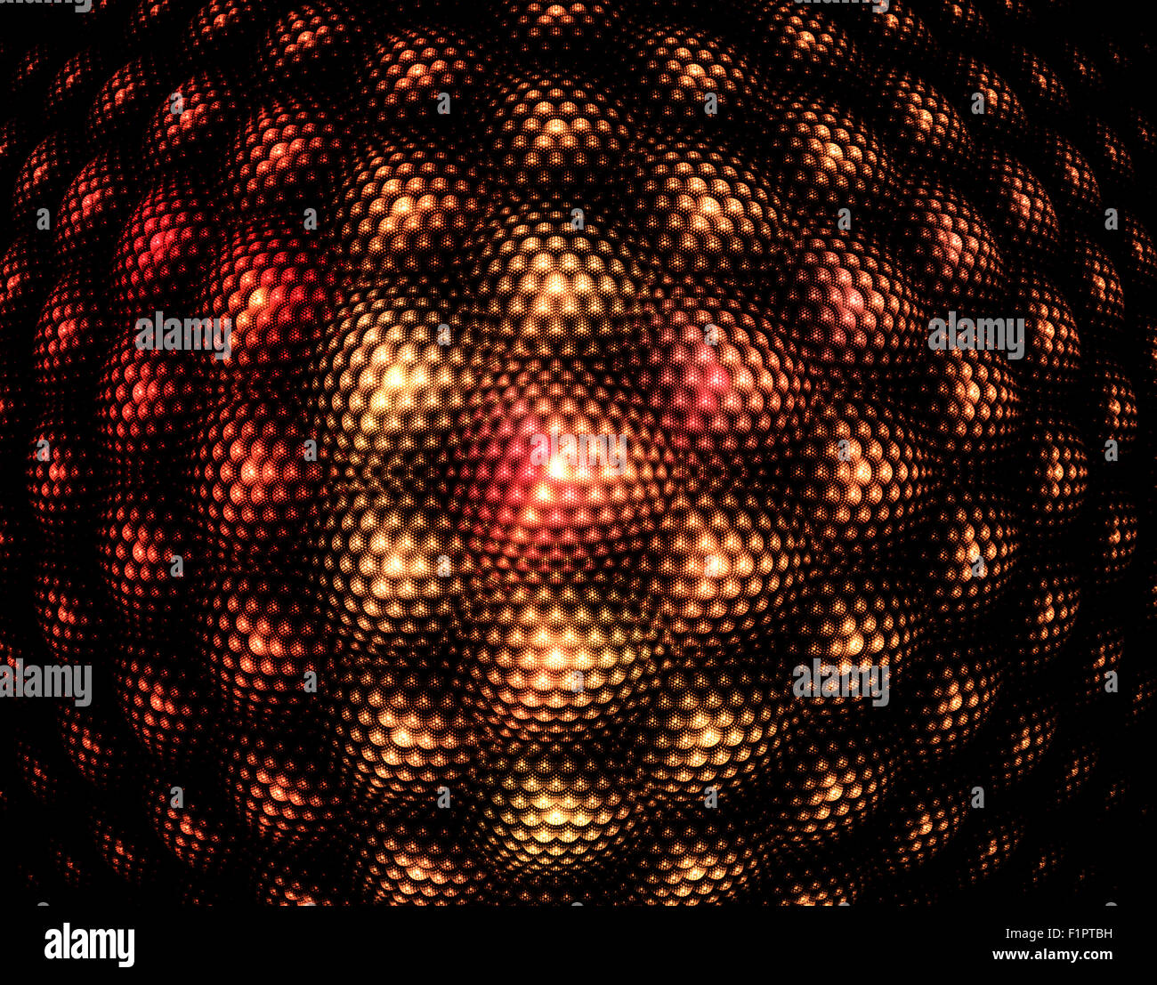 Abstract background fractale de triangles composé de triangles. Il ressemble à un rayon de miel. Banque D'Images