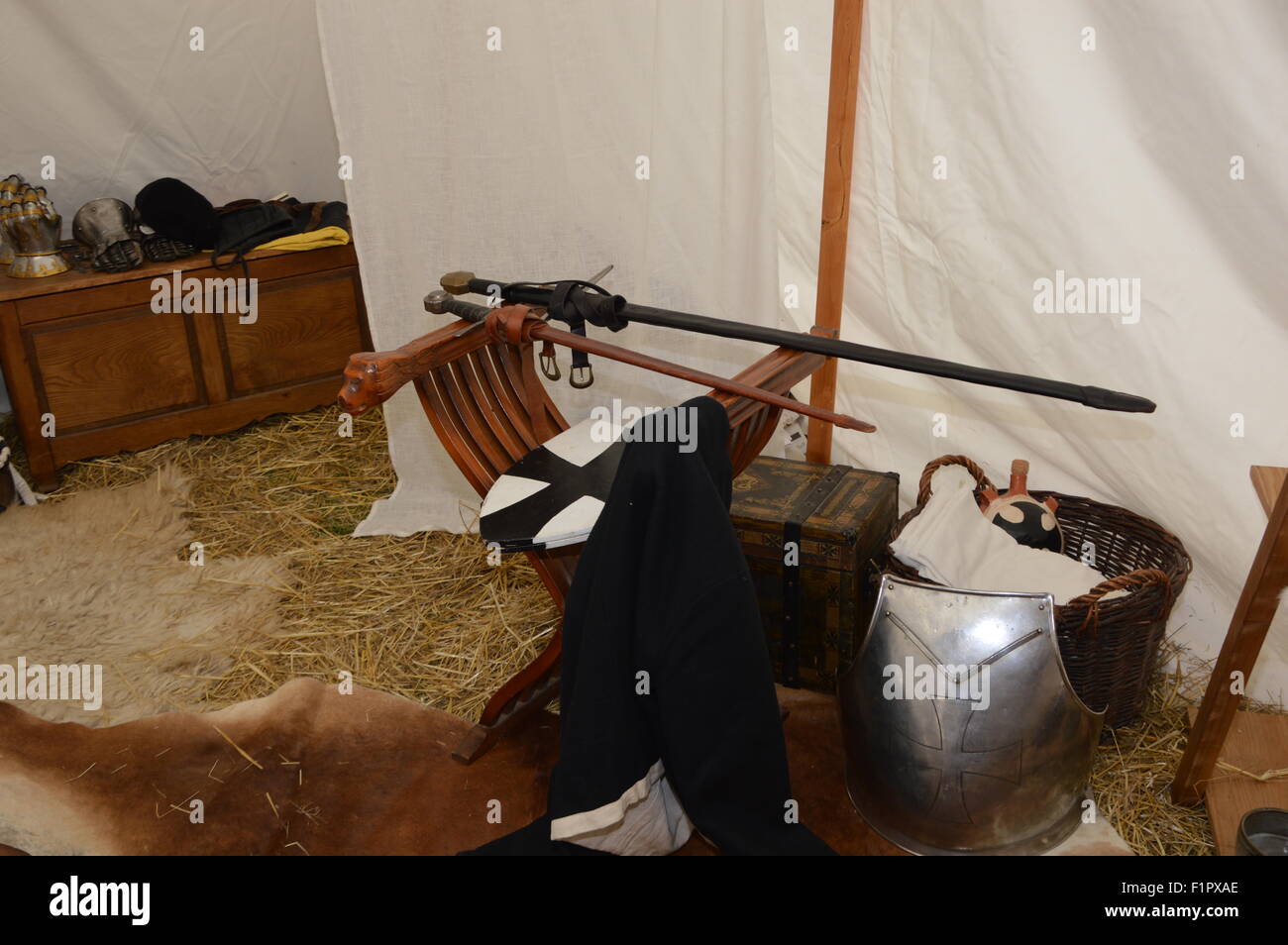 Fête médiévale dans le sud de la France,l'âge moyen Banque D'Images