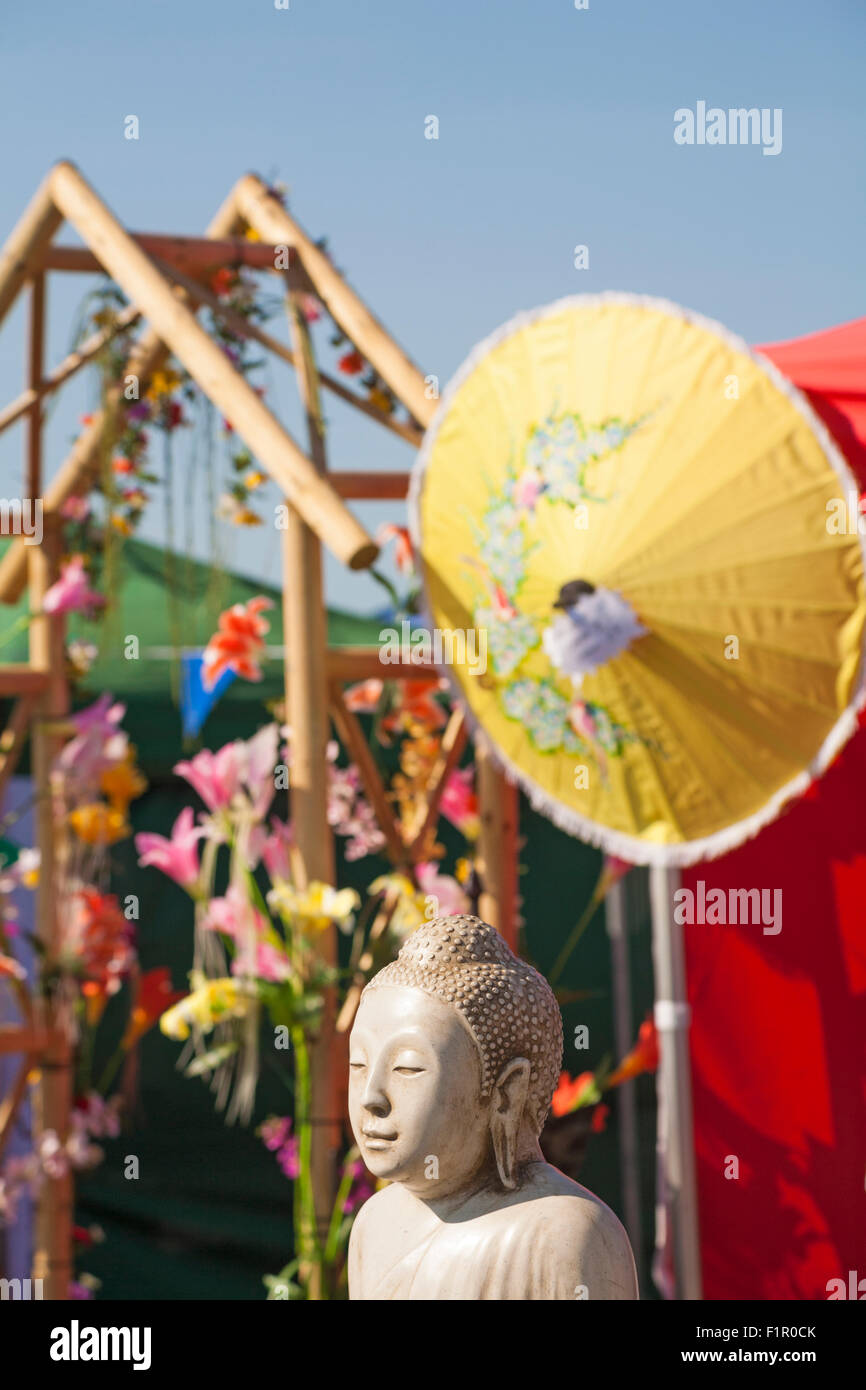 Poole, Dorset, UK. 6 Septembre, 2015. Poole Festival thaïlandais s'est imposé comme l'un des plus populaires du Festival thaïlandais dans le pays Crédit : Carolyn Jenkins/Alamy Live News Banque D'Images