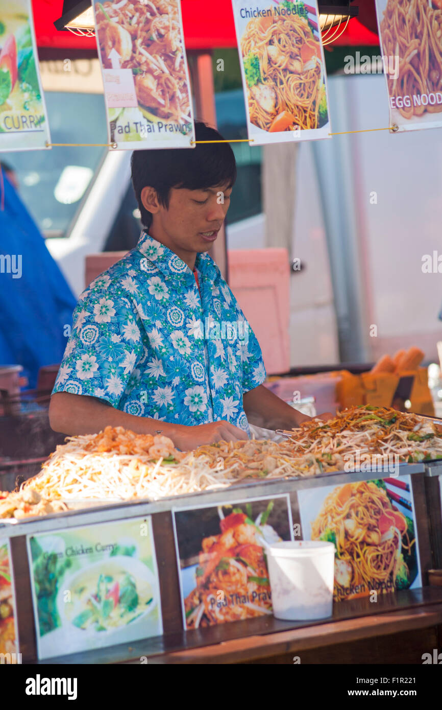 Poole, Dorset, UK. 6 Septembre, 2015. Poole Festival thaïlandais s'est imposé comme l'un des plus populaires du Festival thaïlandais dans le pays Crédit : Carolyn Jenkins/Alamy Live News Banque D'Images