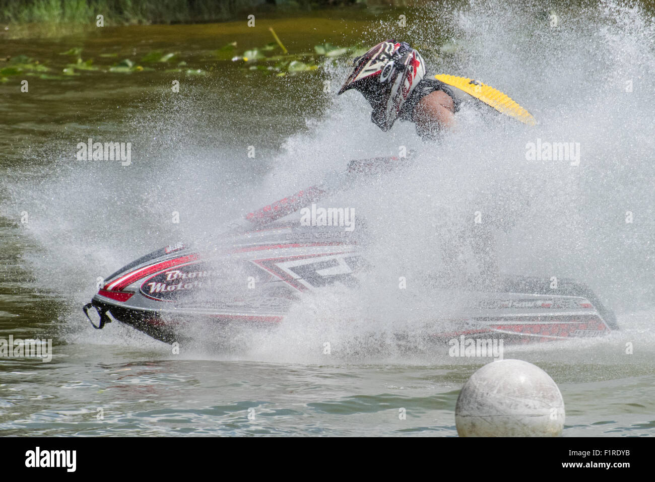 Jet racing à Markham Park. Sunrise, en Floride. Banque D'Images