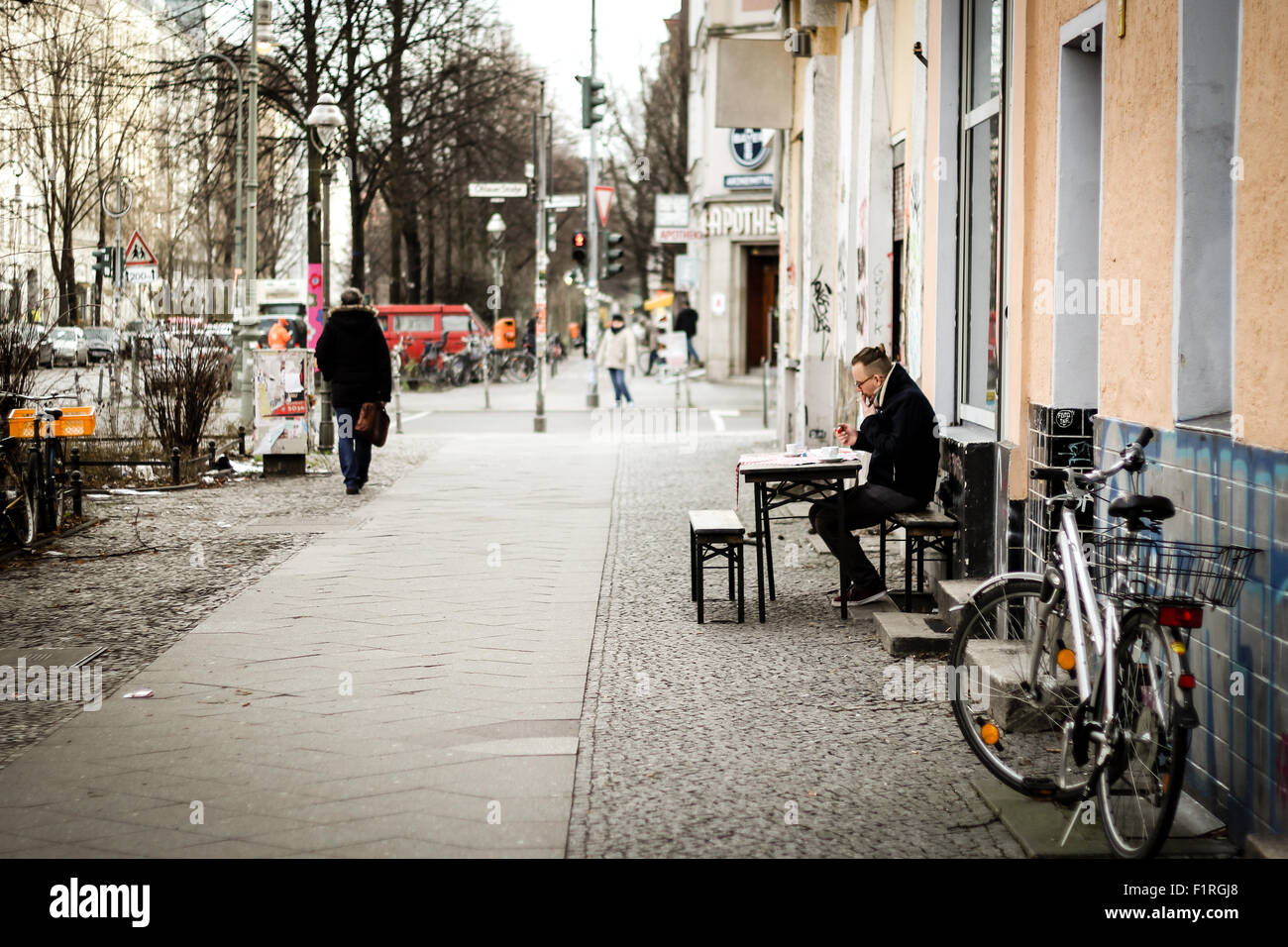 La vie quotidienne à Berlin Banque D'Images