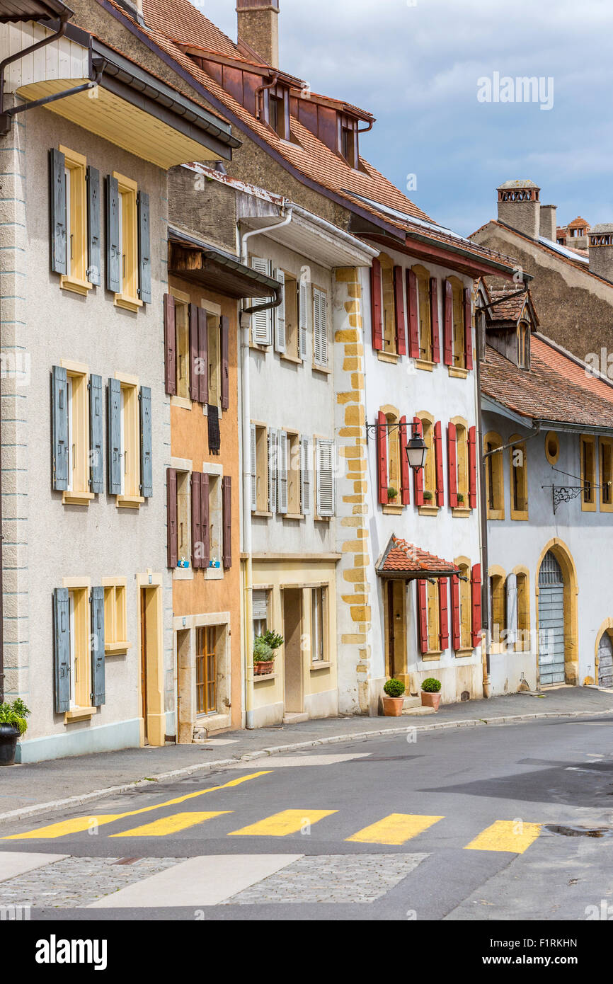 Petit-fils, Canton de Vaud, Suisse, Europe. Banque D'Images