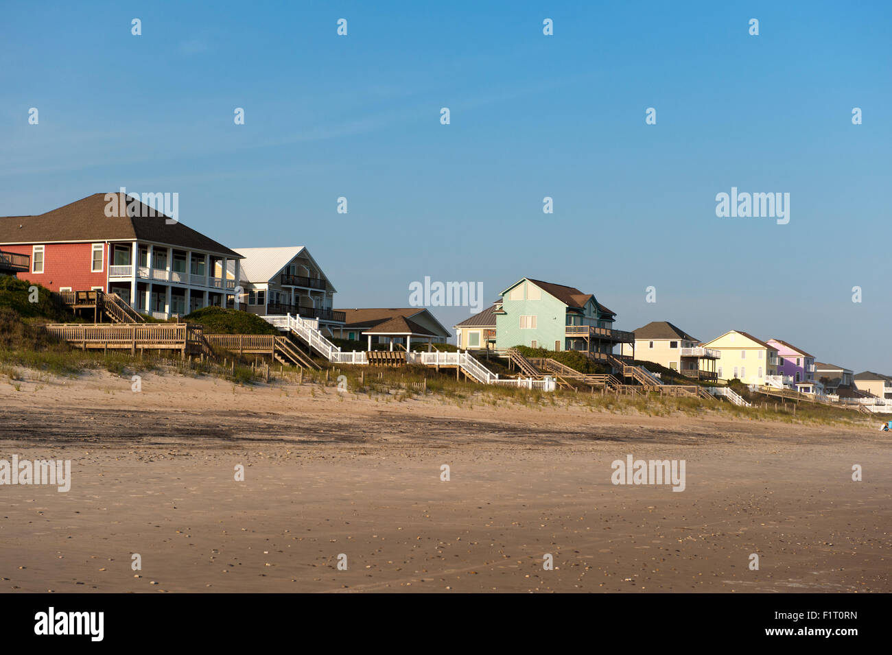 Emerald Island Beach North Carolina Banque D'Images