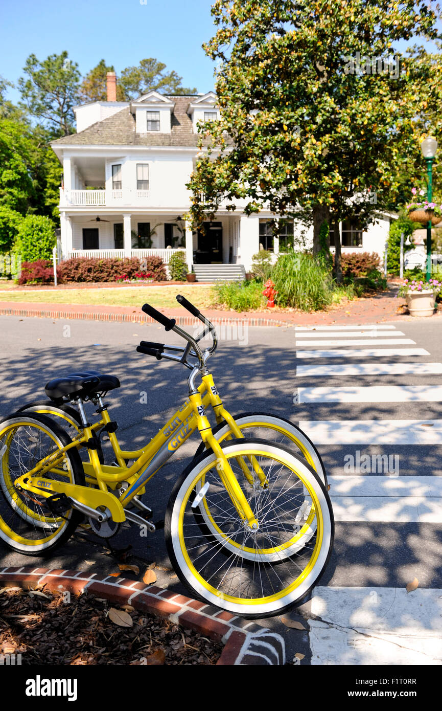 Le Village de Pinehurst Caroline du Nord. Banque D'Images