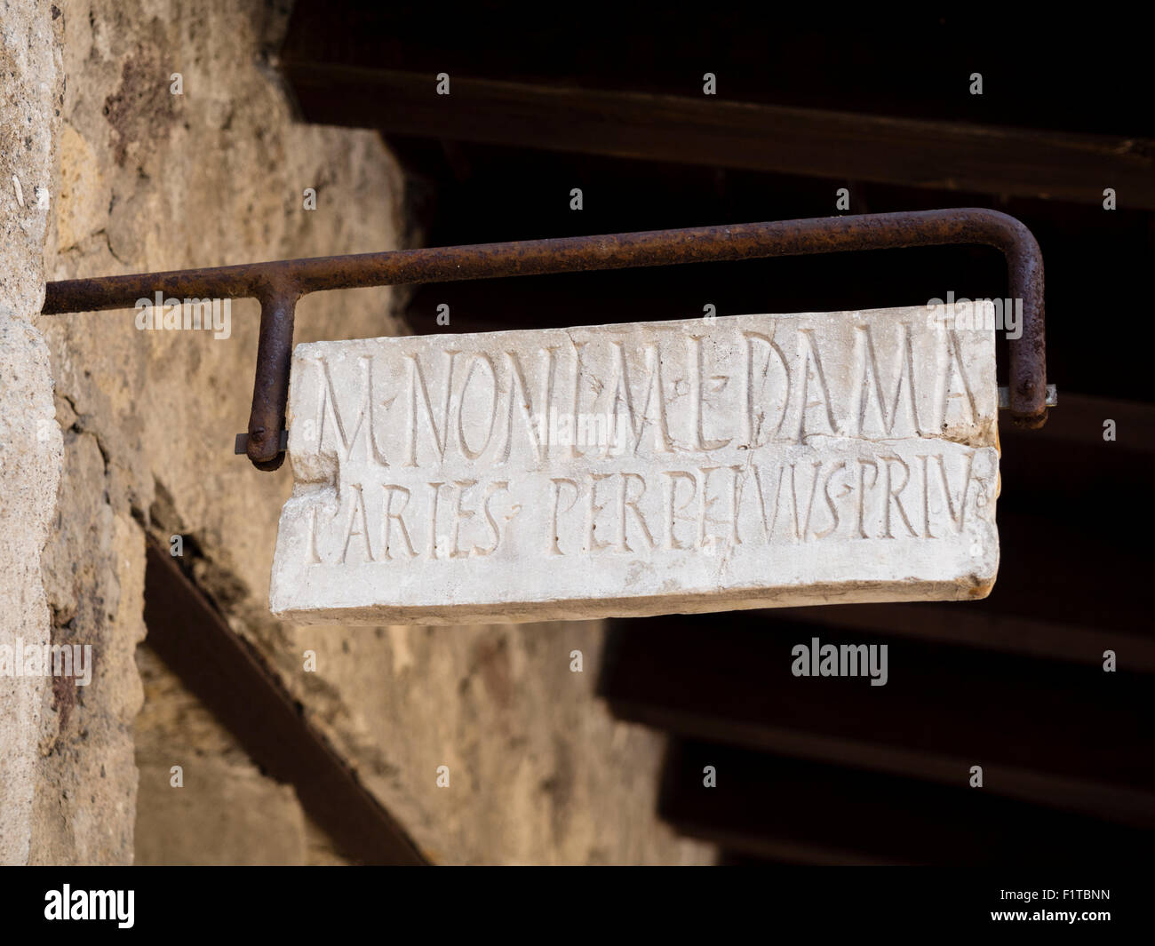 Les ruines d'Herculanum en Italie Banque D'Images