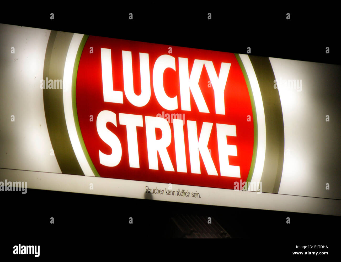 Markenname : 'Lucky Strike', novembre 2013, Berlin. Banque D'Images Markenname : 'Lucky Strike', novembre 2013, Berlin. Banque D'Images