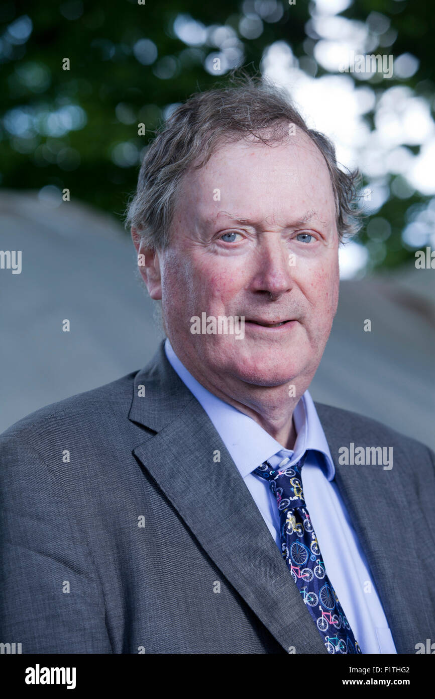 Ferdinand Mount, est un écrivain et romancier britannique, à l'Edinburgh International Book Festival 2015. Edimbourg, Ecosse. 19 août 2015 Banque D'Images