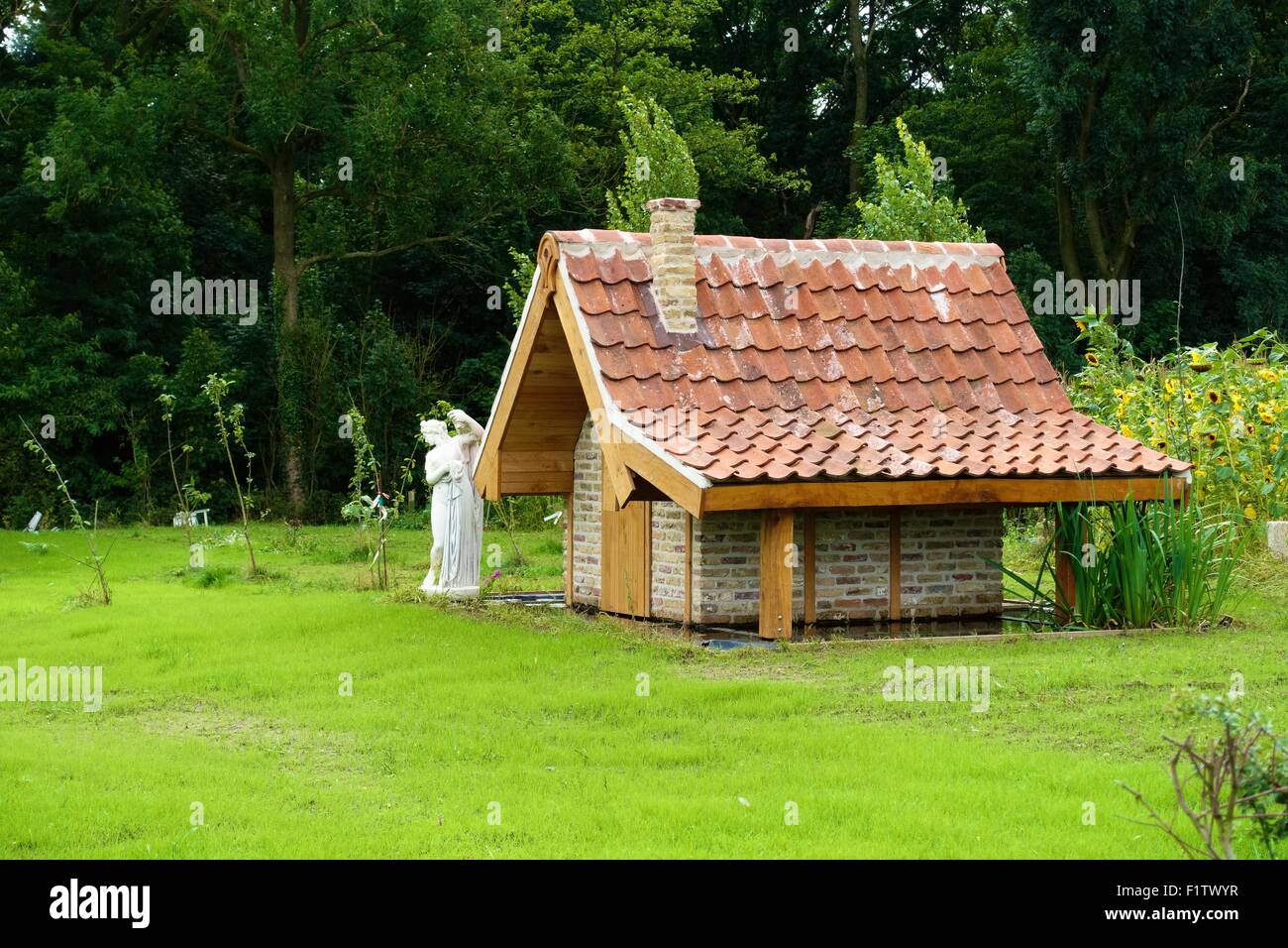 Petit jardin chambre Banque D'Images