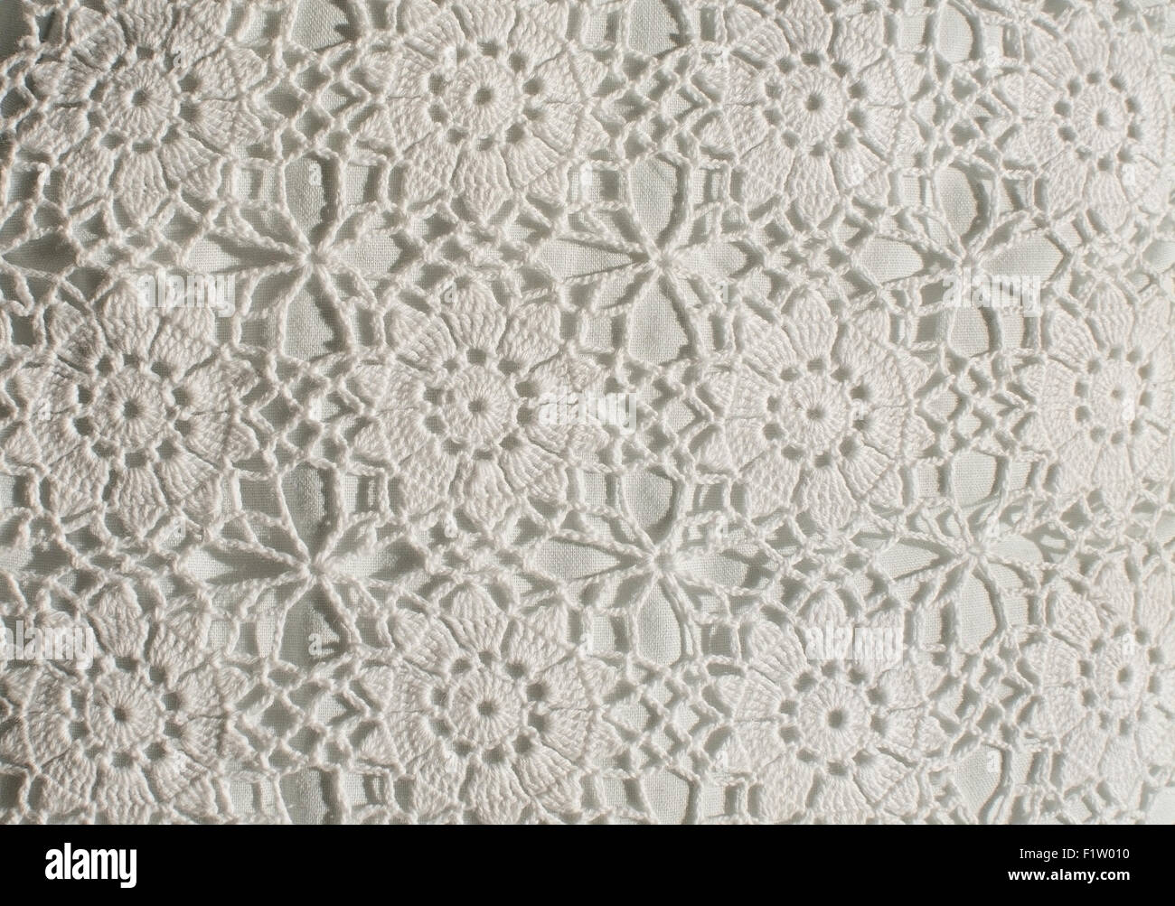 Modèle crochet blanc avec fleur cercles arrière-plan Banque D'Images