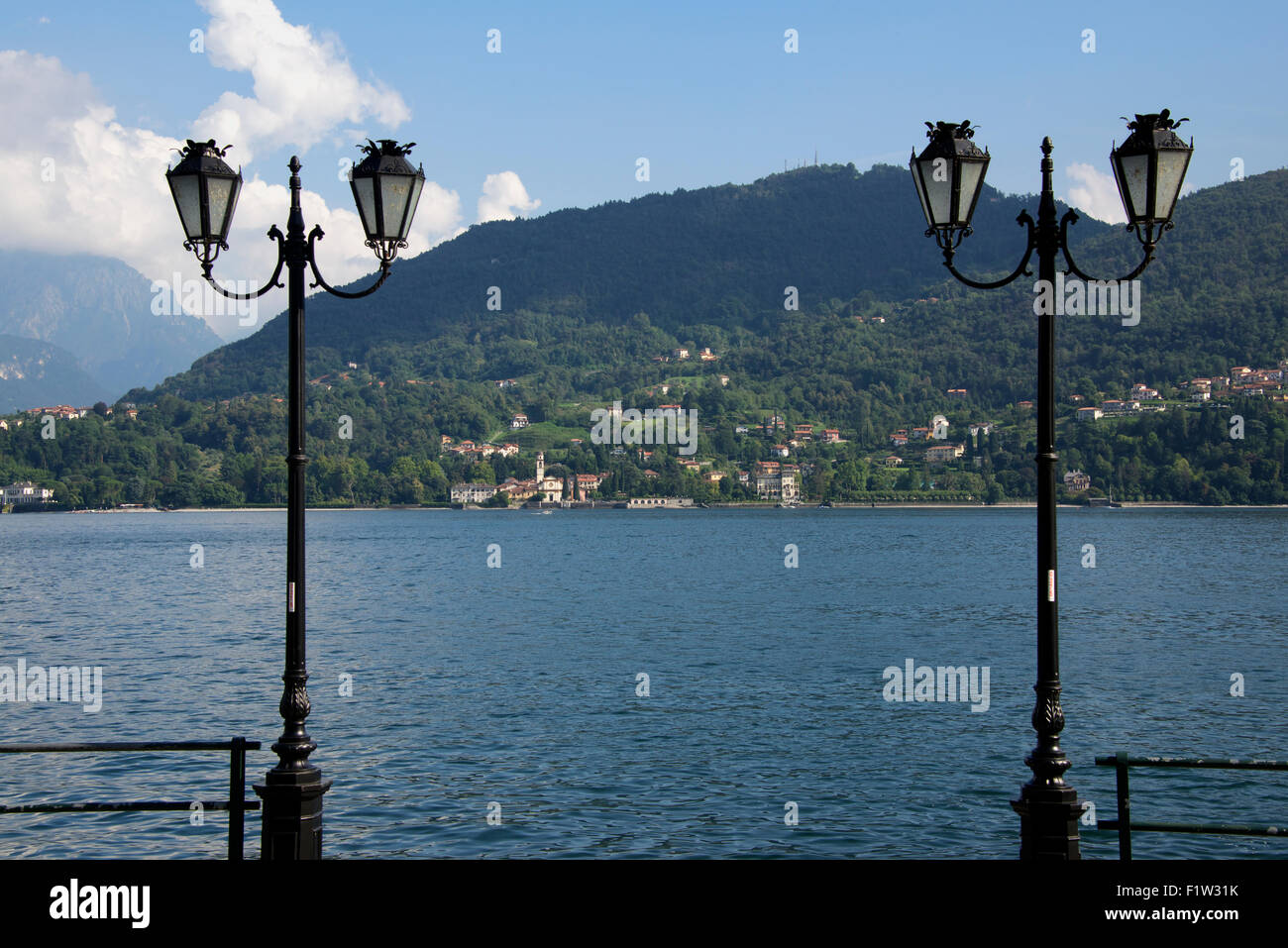 Le lac de Côme en Lombardie Italie entrée Villa Carlotta Banque D'Images