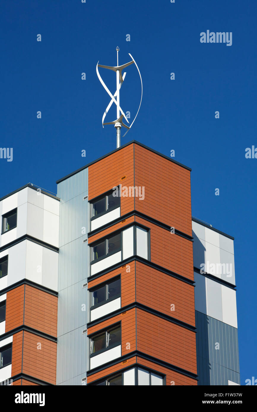 William Murdoch et James Watt au bord du lac Résidences Université Aston Birmingham West Midlands England UK Banque D'Images