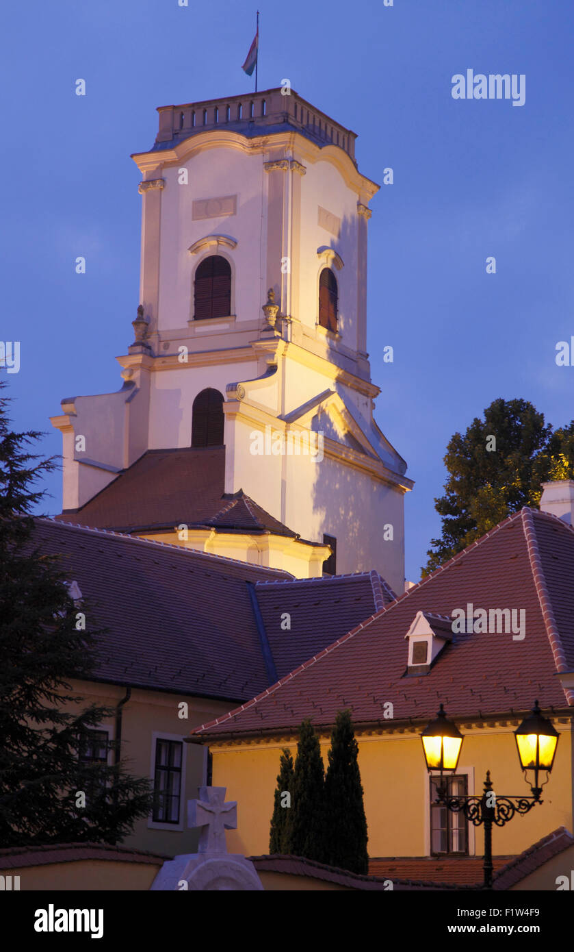 Hongrie Győr monument historique château de l'Évêque Banque D'Images