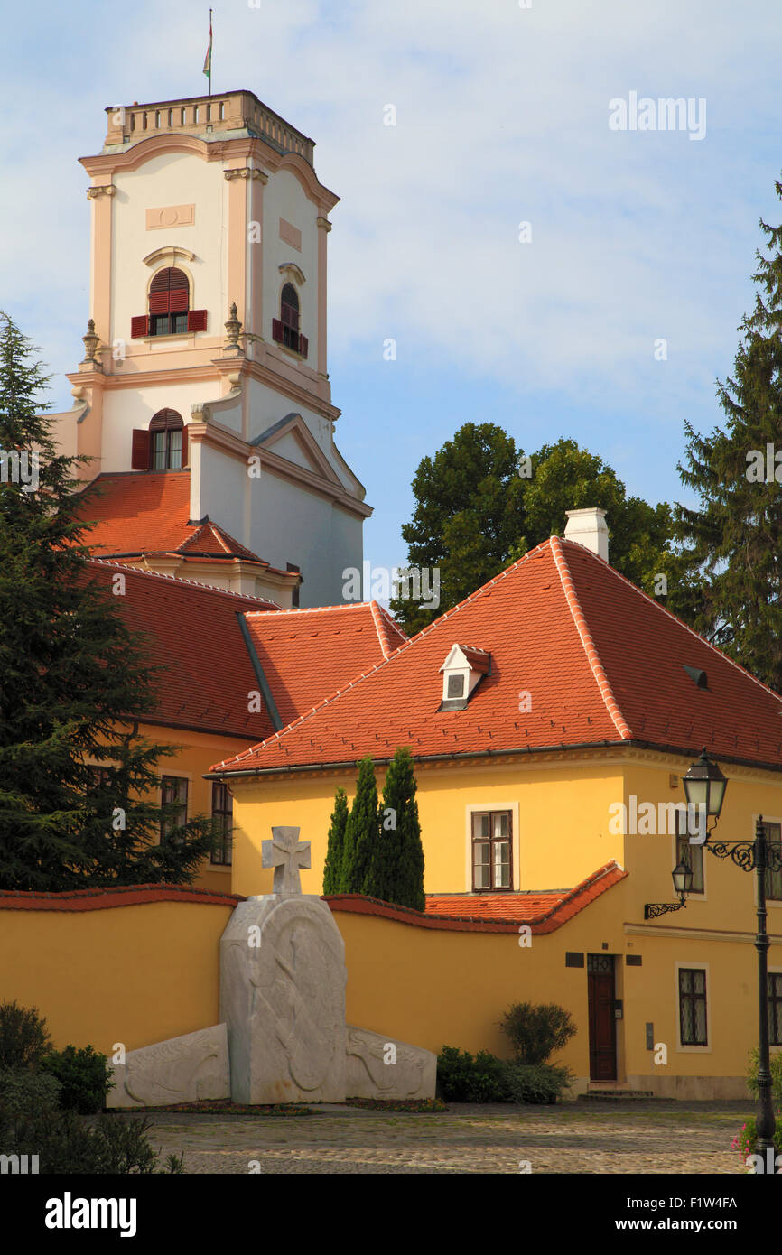 Hongrie Győr monument historique château de l'Évêque Banque D'Images