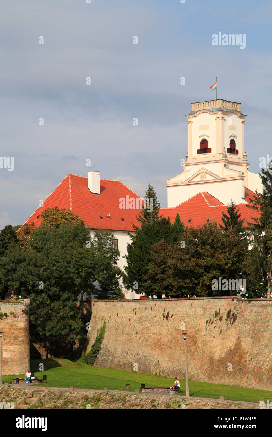 Hongrie Győr monument historique château de l'Évêque Banque D'Images