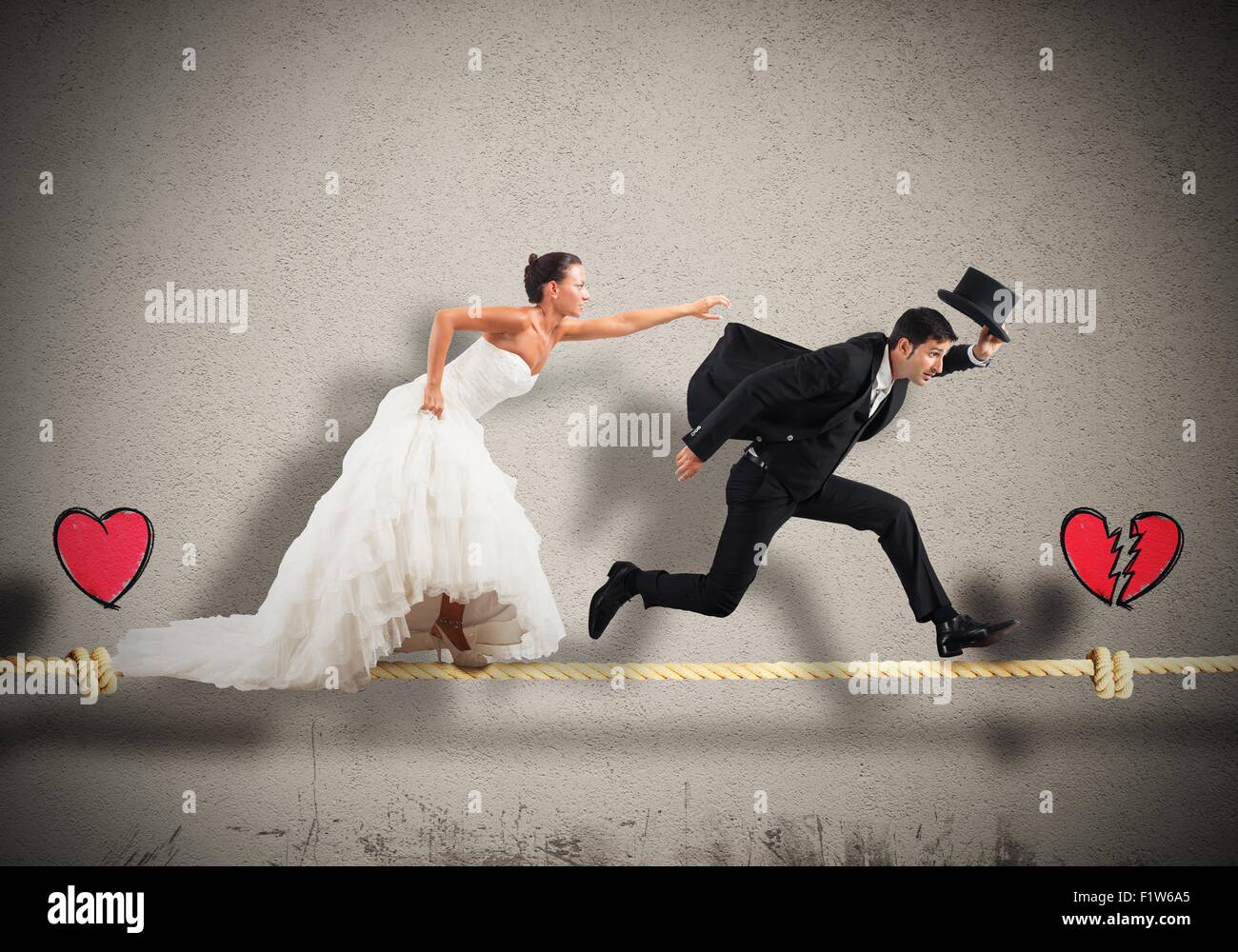Mettre fin au mariage Banque de photographies et d’images à haute