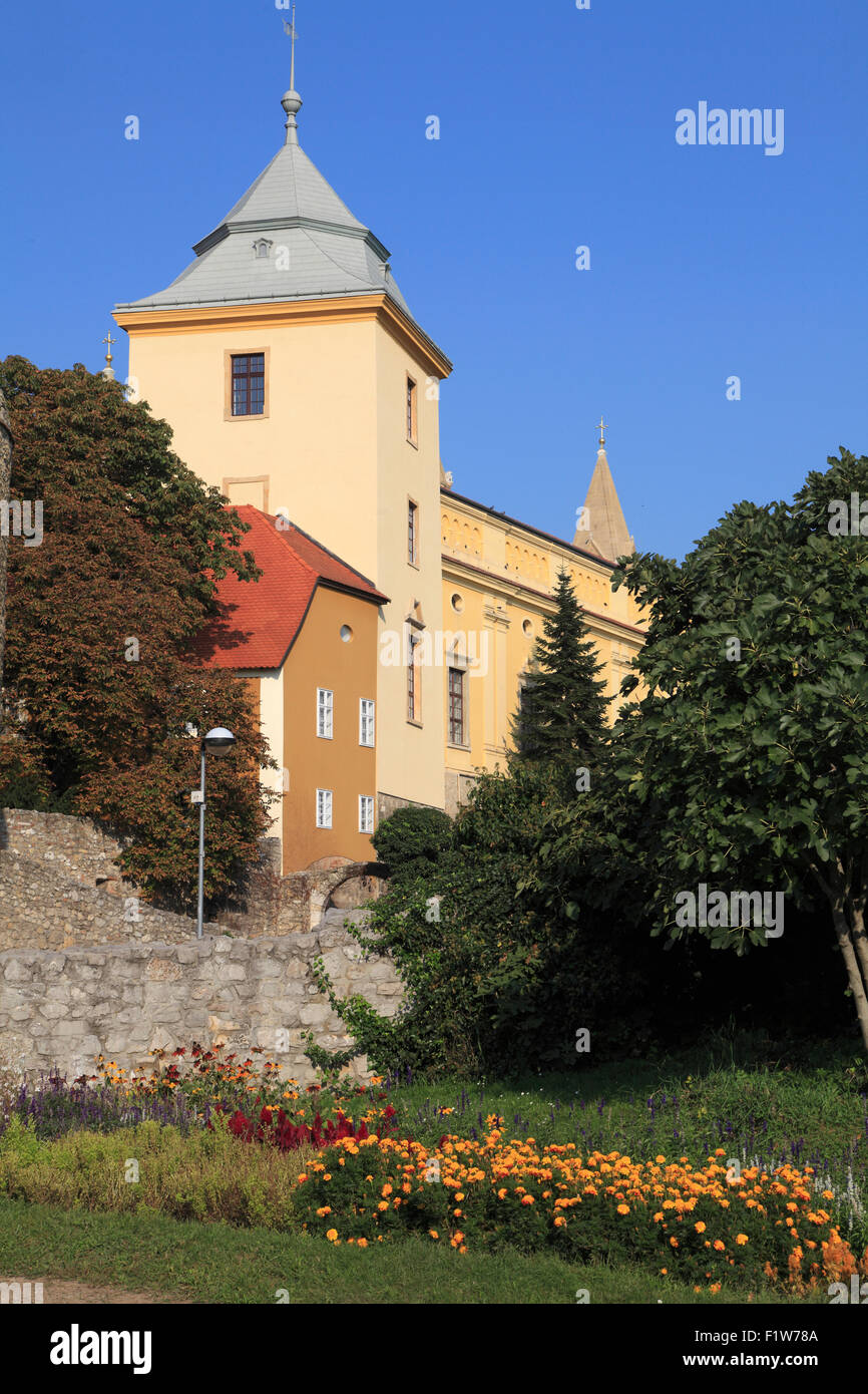 Le Palais de l'Évêché de Pécs Hongrie City Wall Banque D'Images