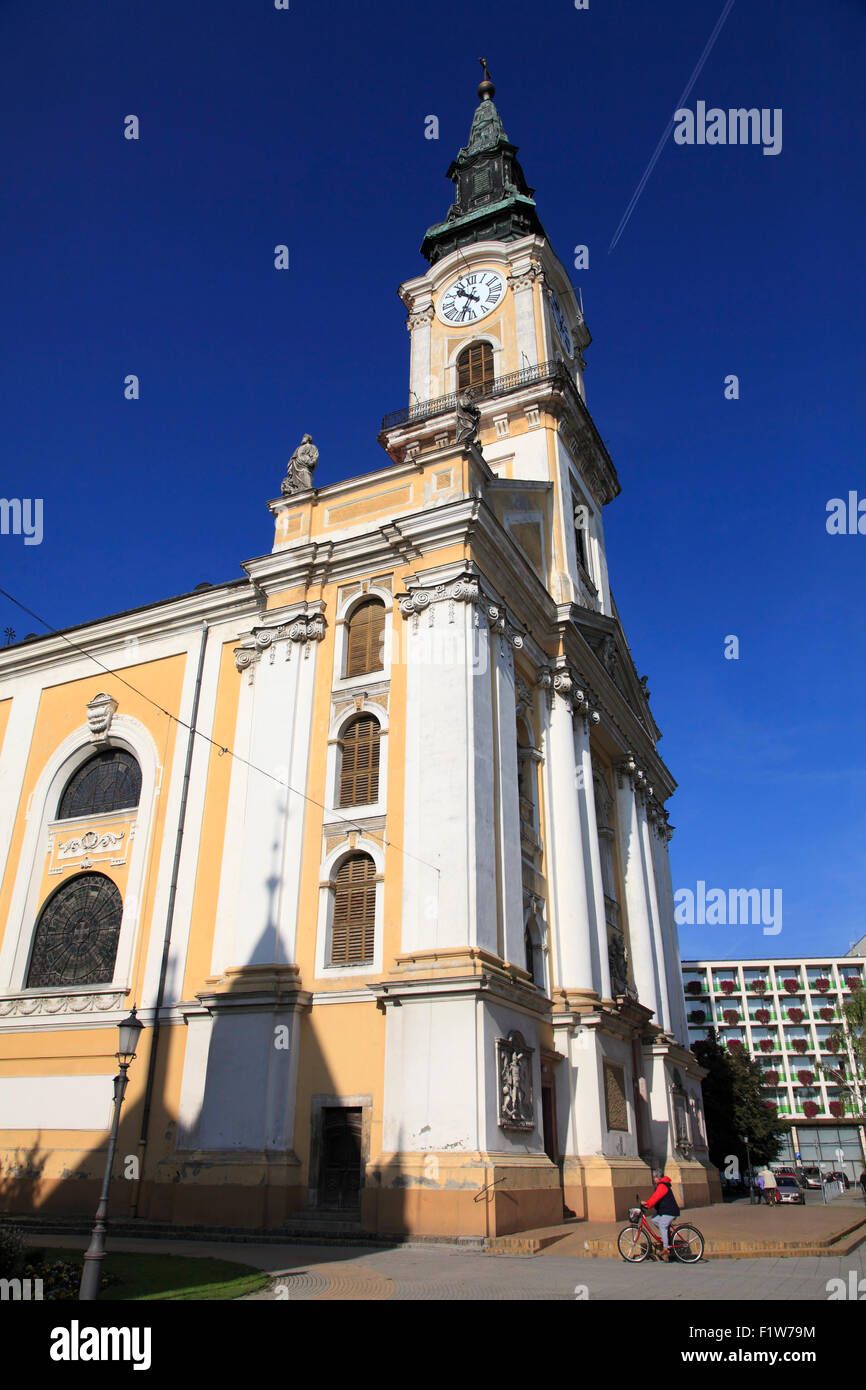 Hongrie Kecskemét Grande Eglise Nagytemplom Banque D'Images