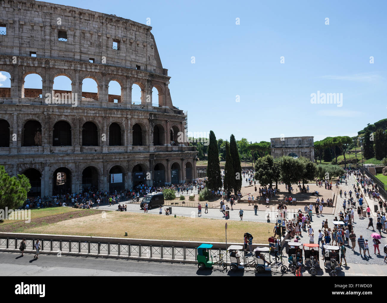 Colisée Rome Italie Banque D'Images