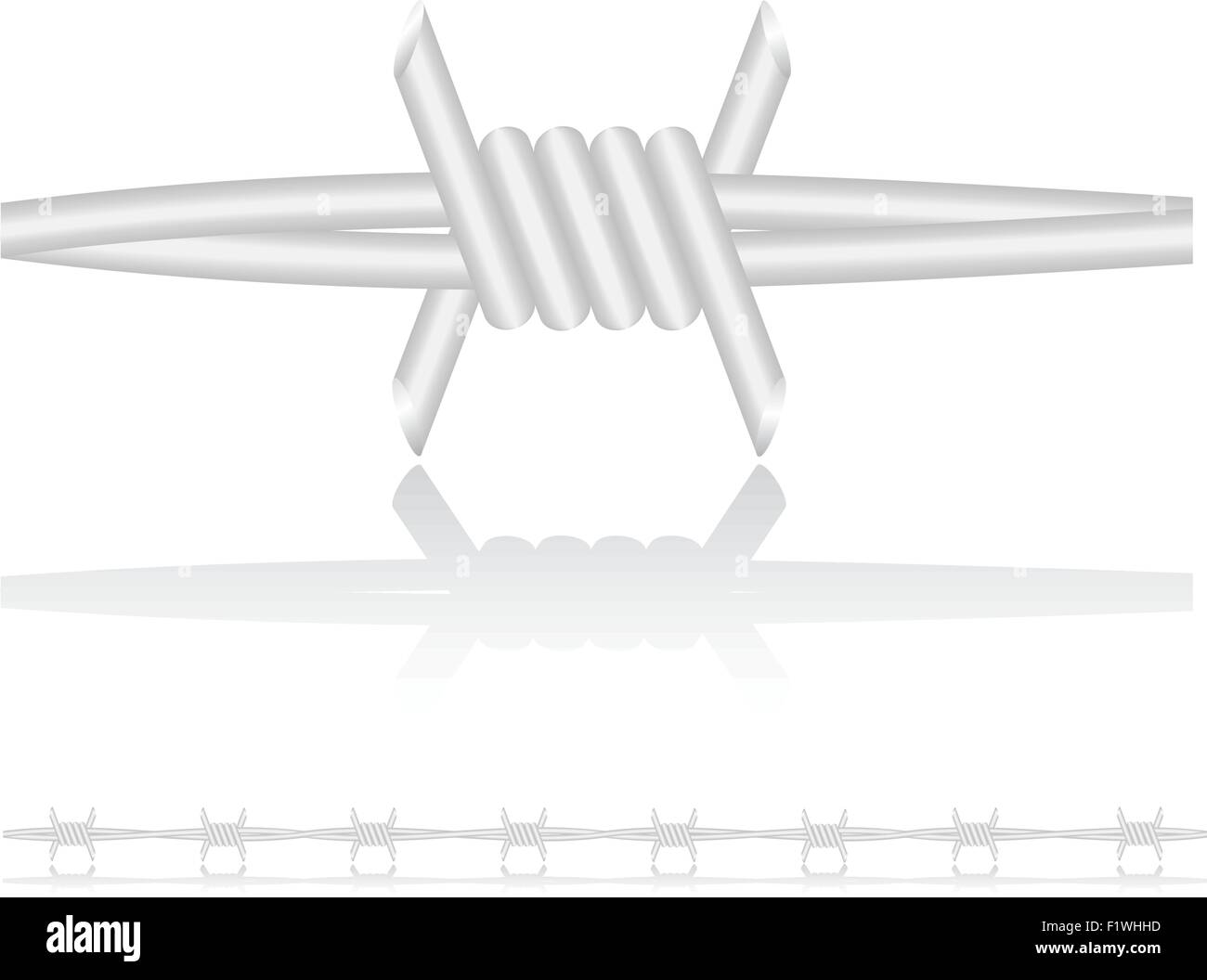 Barbelés vector illustration isolé sur fond blanc Illustration de Vecteur Barbelés vector illustration isolé sur fond blanc Illustration de Vecteur