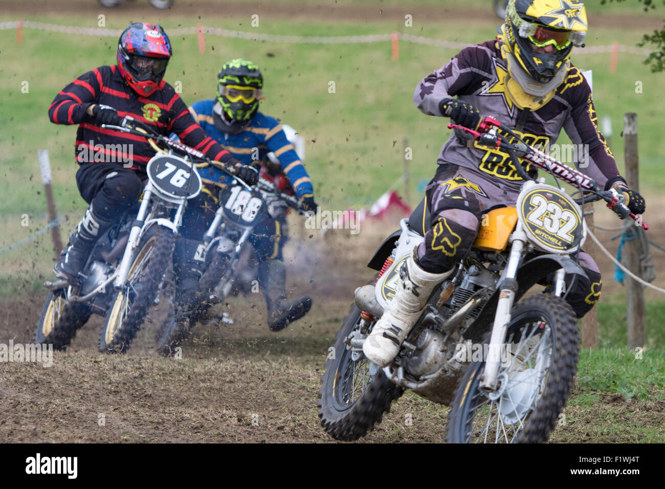 Vintage Motorcycle scramble, England, UK Banque D'Images