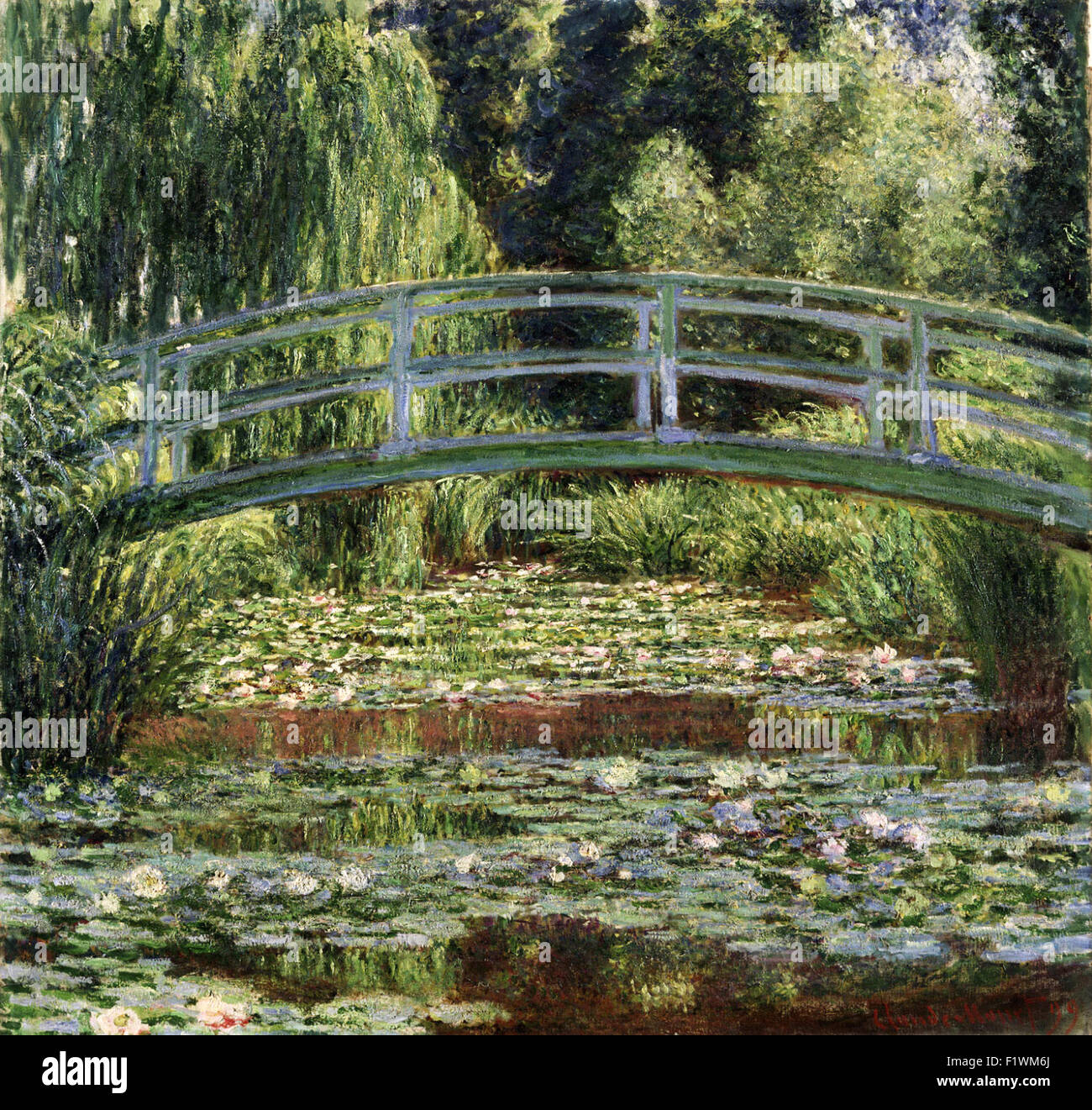 Claude Monet - Le pont japonais et le Bassin aux nymphéas Giverny, 28 Banque D'Images