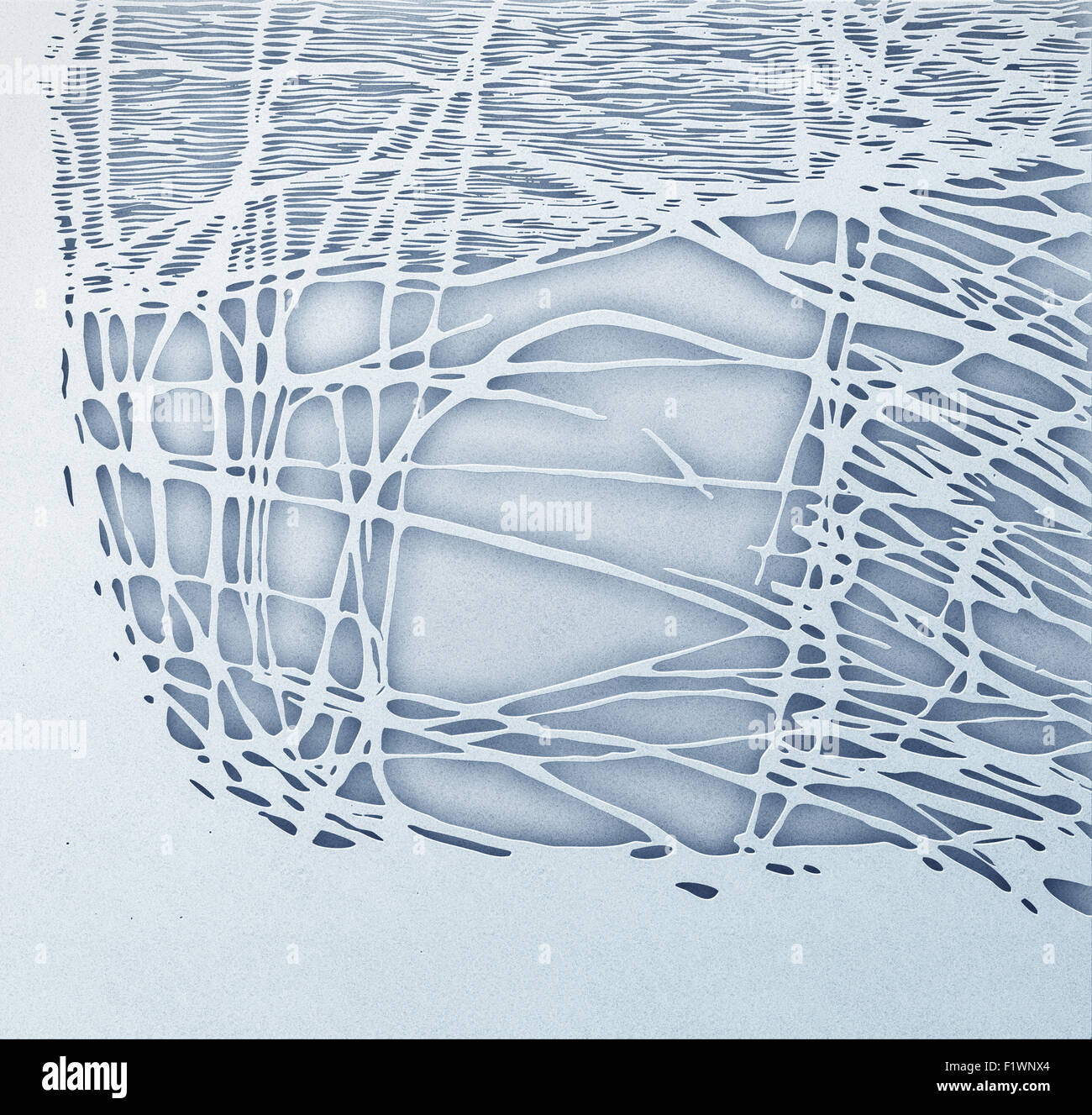 Double-layer résumé fond illustration 2-couche Banque D'Images