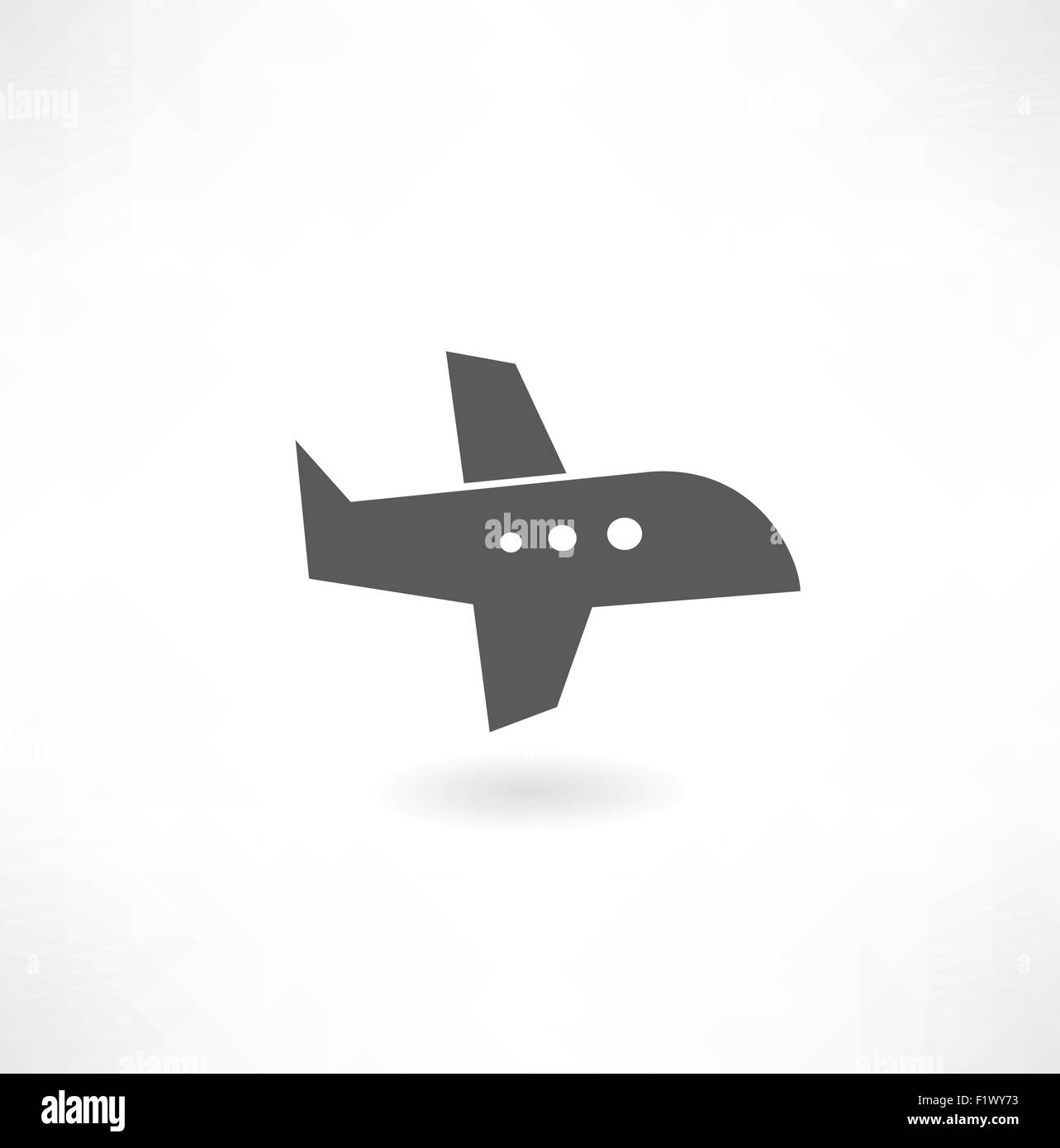 Icône de l’avion Illustration de Vecteur