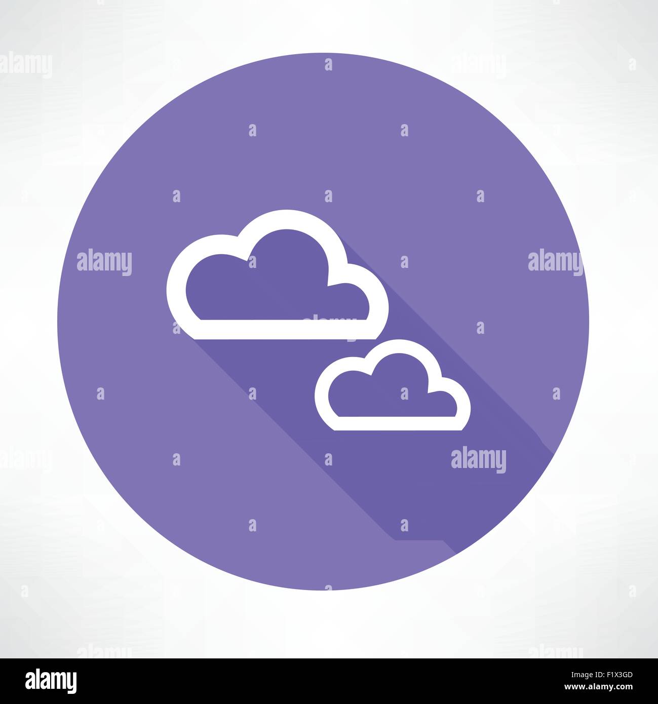 Icône de nuage. Télévision modern style vector illustration Illustration de Vecteur Icône de nuage. Télévision modern style vector illustration Illustration de Vecteur