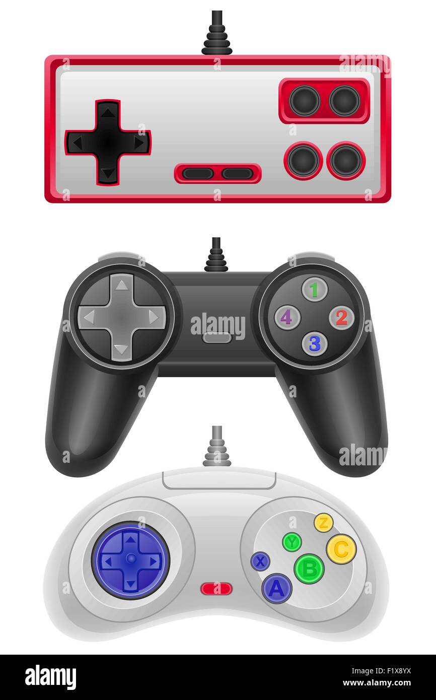 Console De Jeu Avec Icône De Doodle Contour Dessiné Main Joystick. Console  De Salon, Concept De Console De Jeux Vidéo