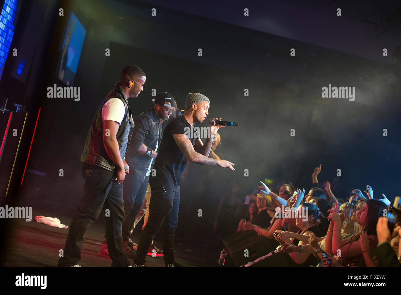 BOYSBAND JLS Banque D'Images