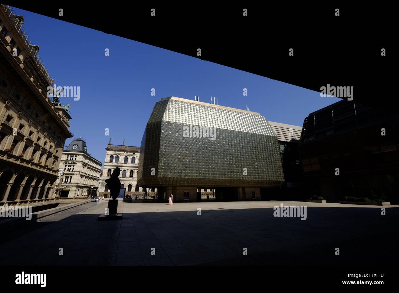 Théâtre Laterna Magika à Prague, République Tchèque, Europe Banque D'Images