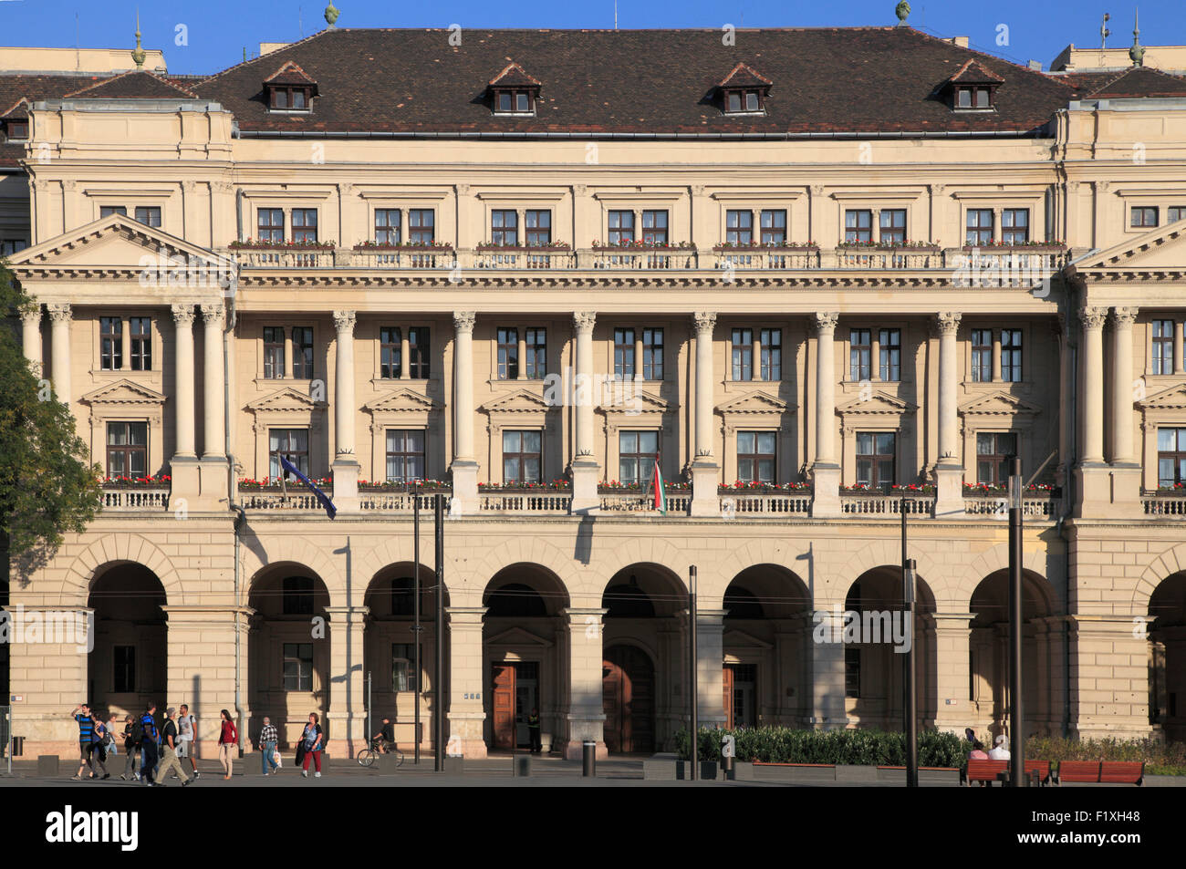 Hongrie, Budapest, Ministère de l'agriculture, la Place Kossuth, Banque D'Images