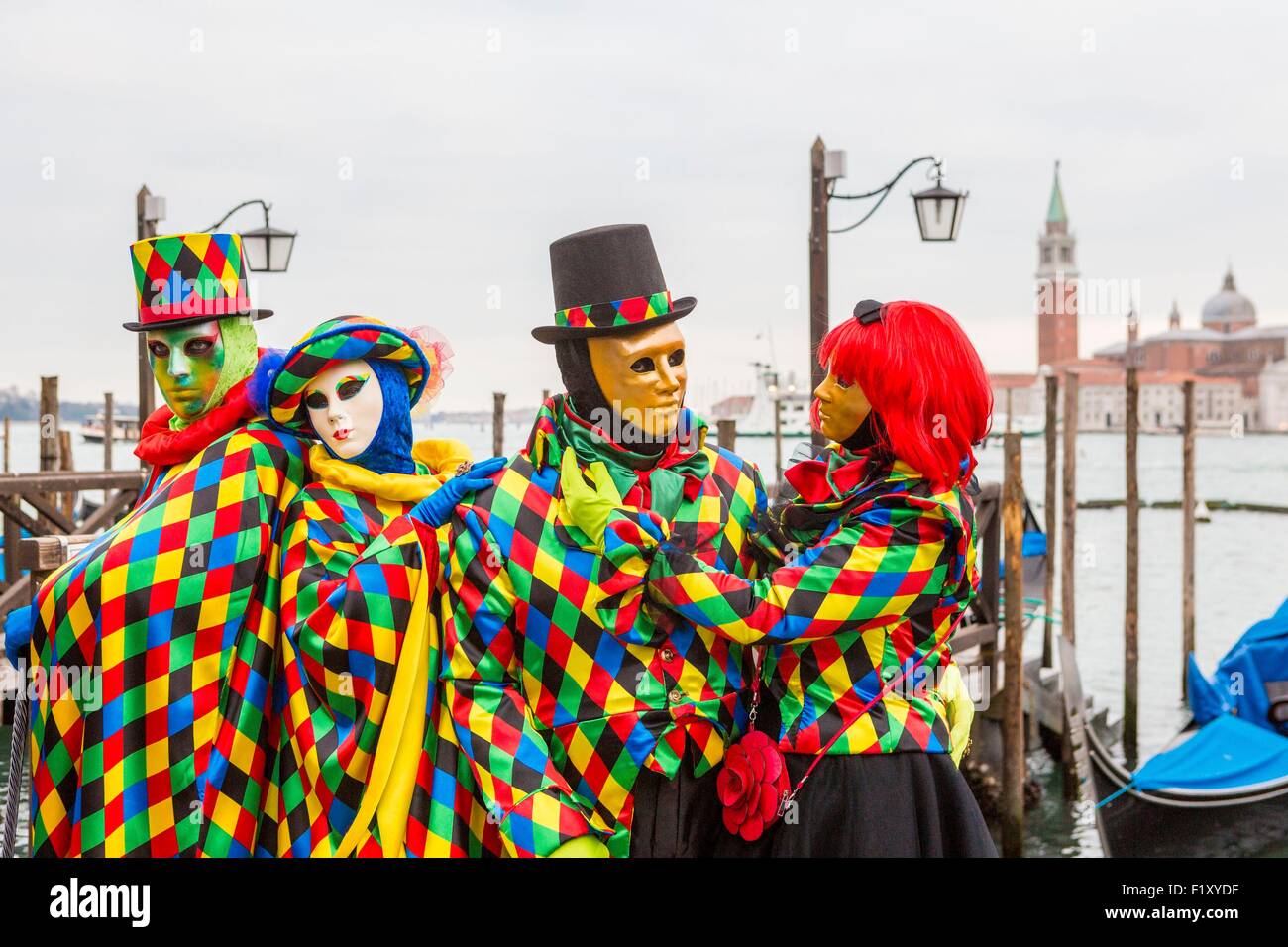 Italie, Vénétie, Venise, classé au Patrimoine Mondial de l'UNESCO, carnaval, fête traditionnelle Italie, Vénétie, Venise, classé au Patrimoine Mondial de l'UNESCO, carnaval, fête traditionnelle