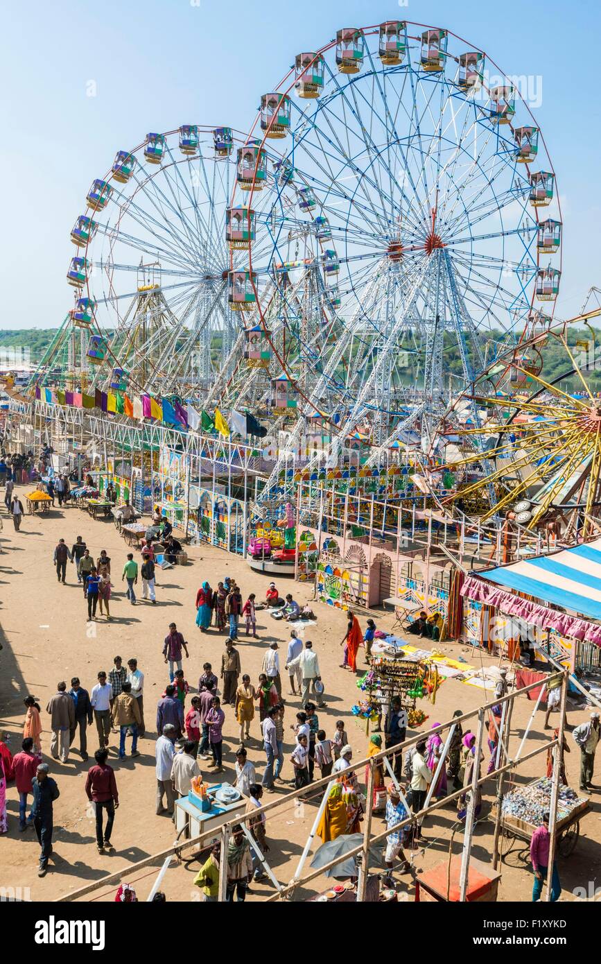 L'Inde, Rajasthan, Baneshwar, la foire annuelle de tribus Bhil est à la fois une ancienne, juste une fête religieuse et d'un carnaval Banque D'Images