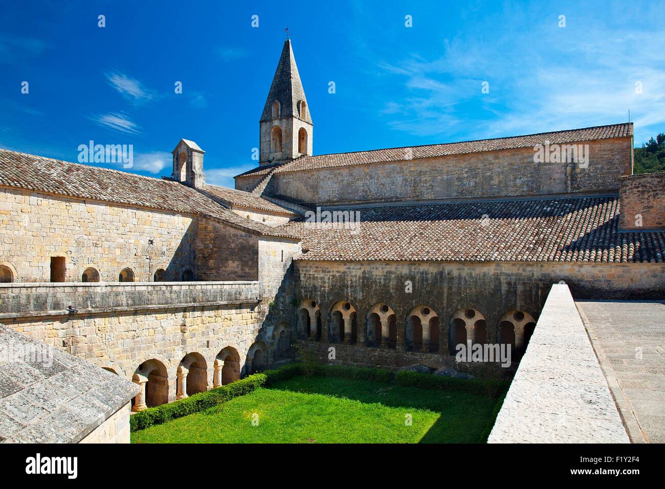 La France, Var, l'abbaye cistercienne du Thoronet Banque D'Images