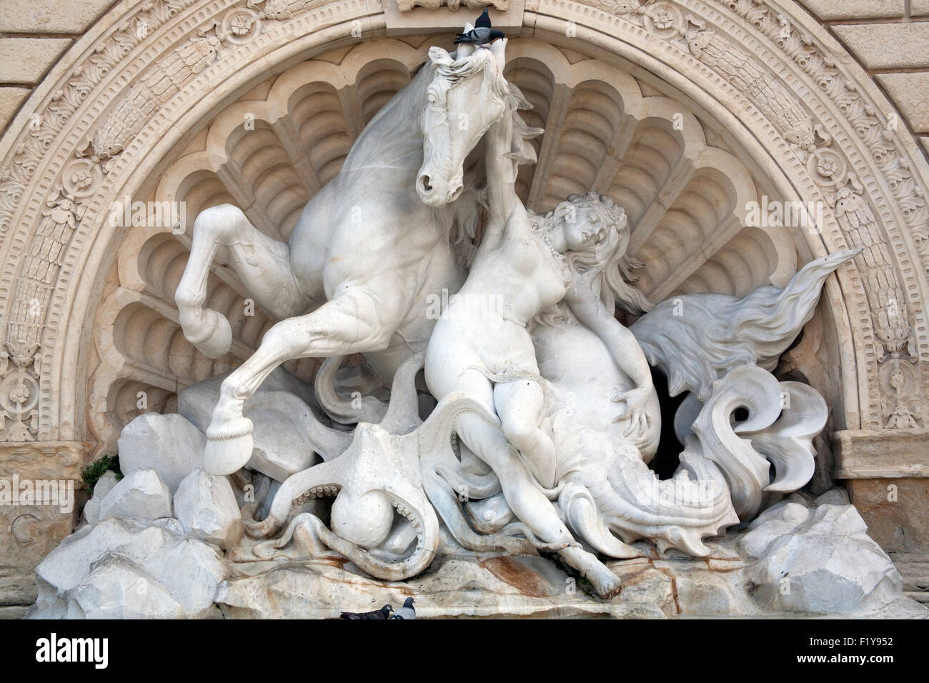 La fontaine de la nymphe et l