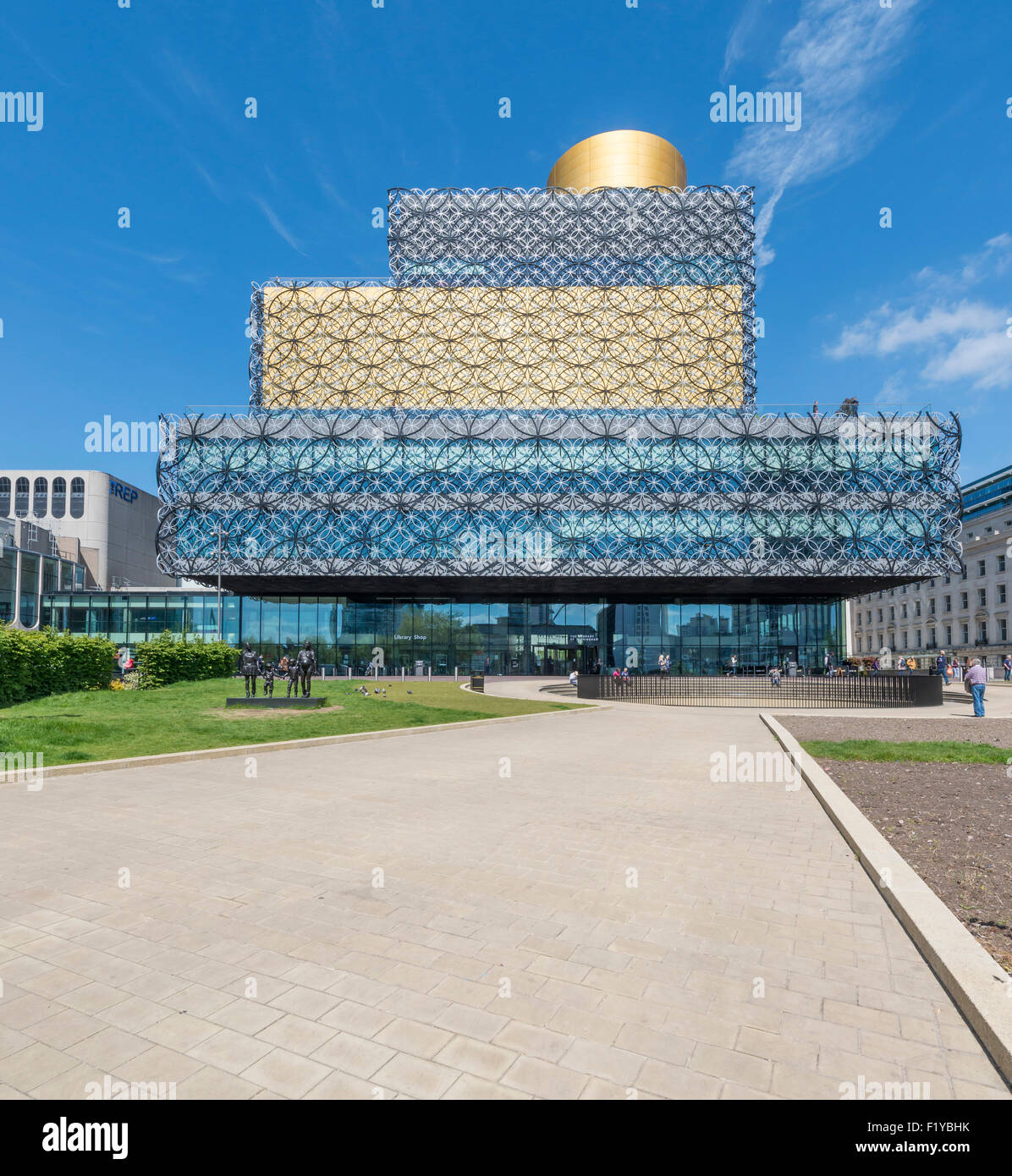 La nouvelle Bibliothèque de Birmingham. Banque D'Images