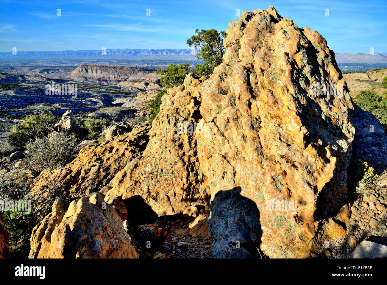 L'argile bentonite dunes près de Grand Junction, Colorado Banque D'Images