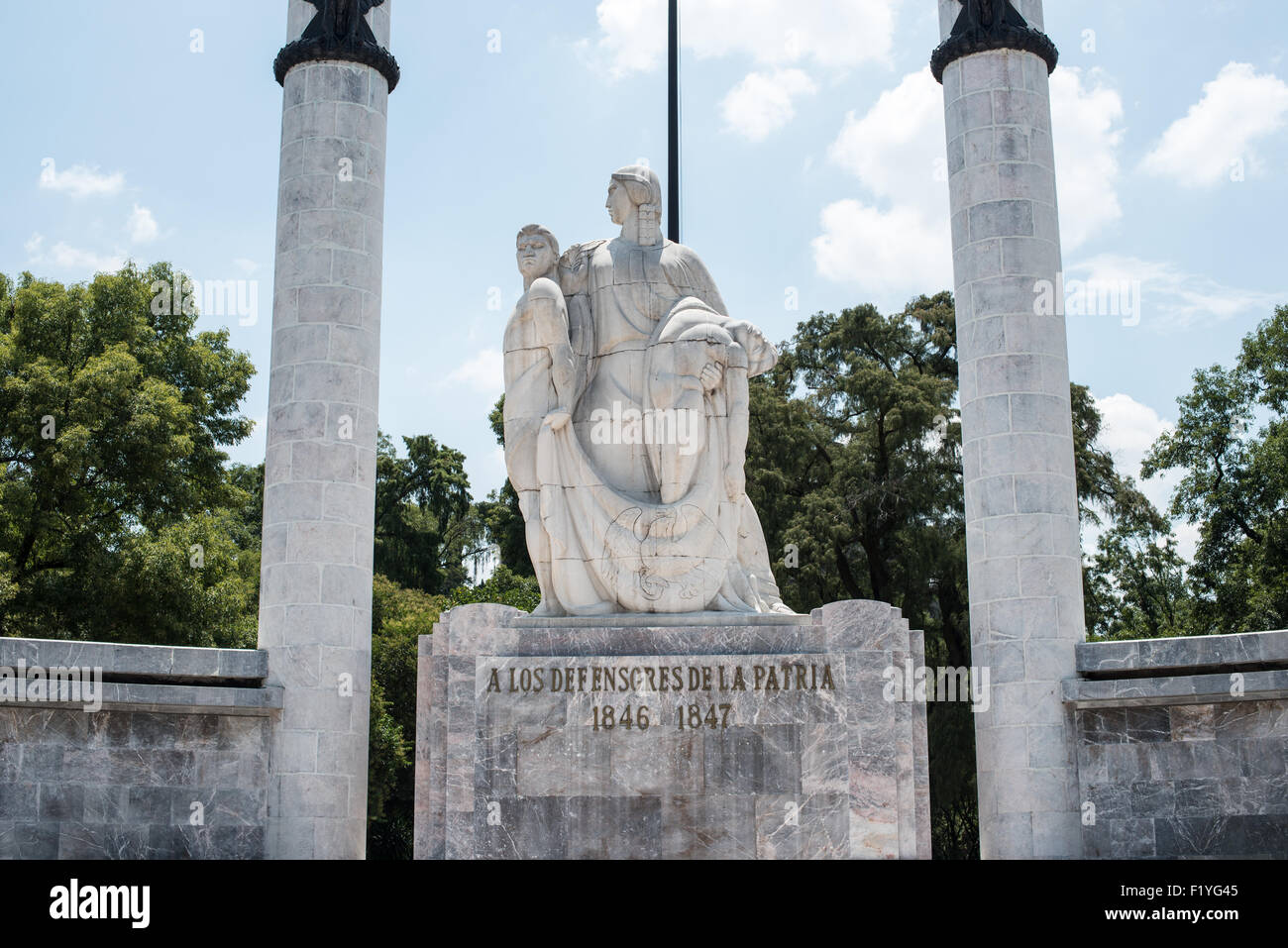 MEXICO, Mexique — le parc de Chapultepec, souvent appelé les « poumons