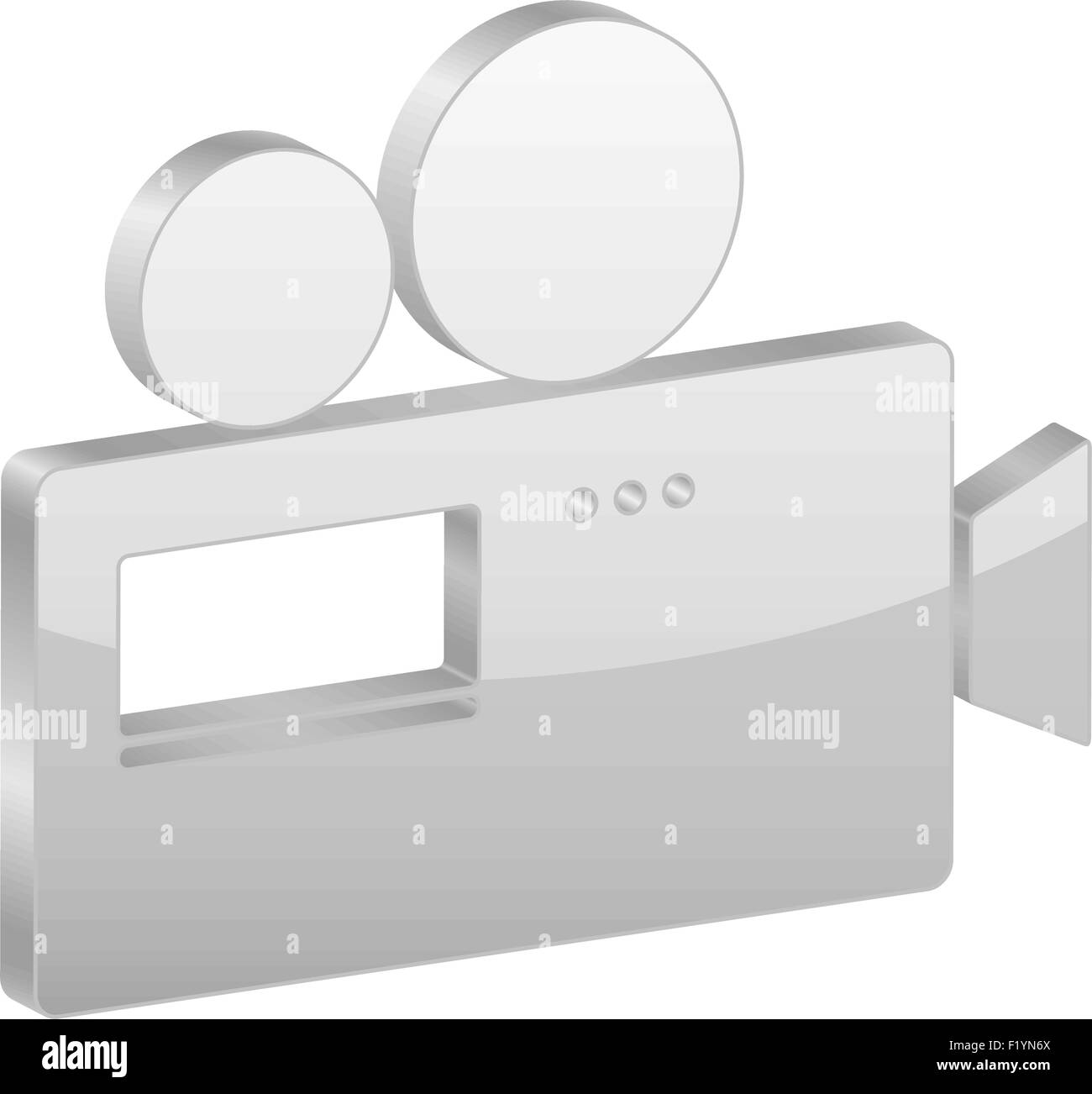 Symbole de l'appareil photo gris sur fond blanc. Vector illustration. Illustration de Vecteur Symbole de l'appareil photo gris sur fond blanc. Vector illustration. Illustration de Vecteur