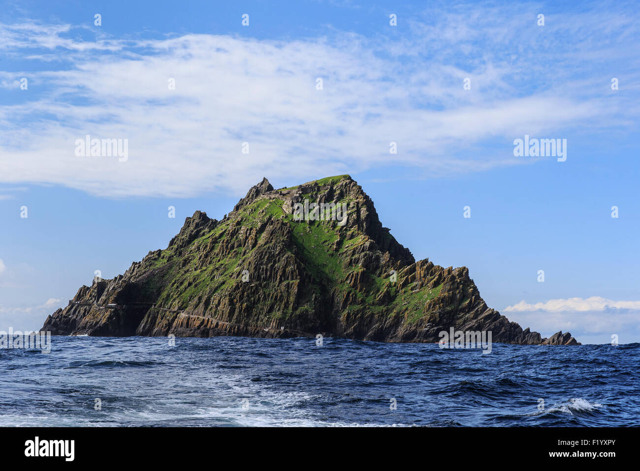 L'île de Skellig Michael en Irlande Banque D'Images