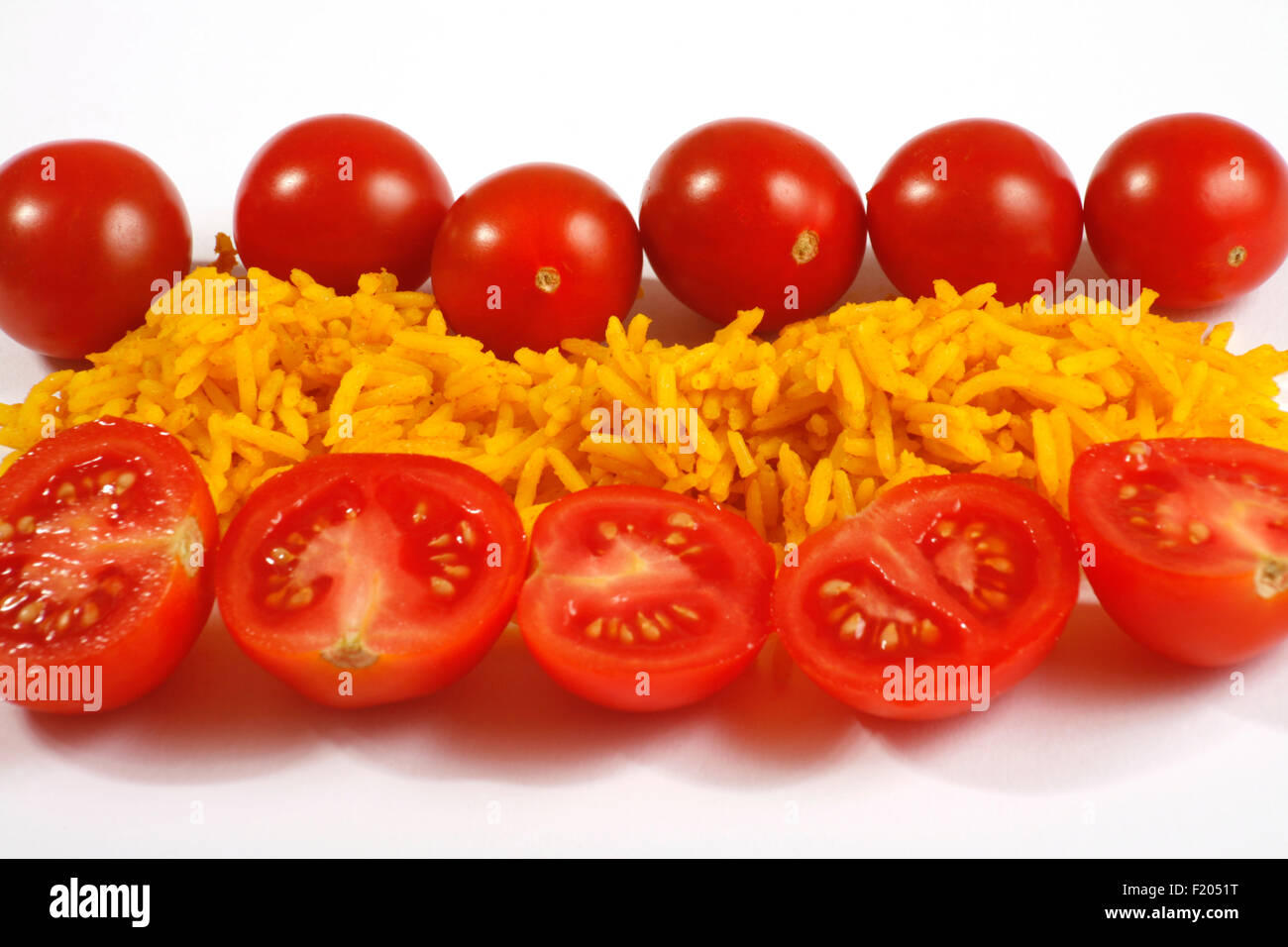 Food drapeau Espagne Banque D'Images