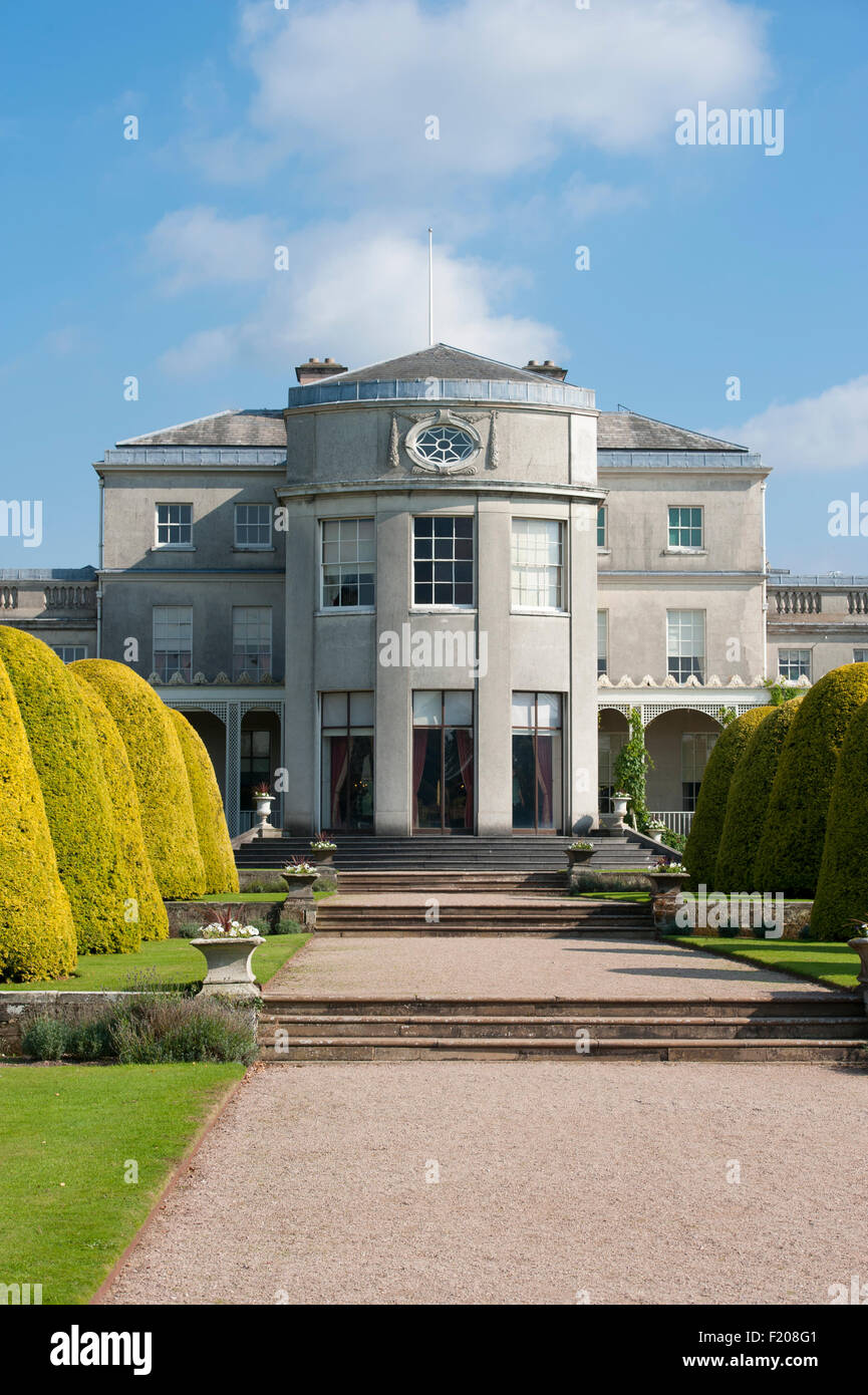 Shugborough Hall great haywood stafford staffordshire façade arrière Banque D'Images