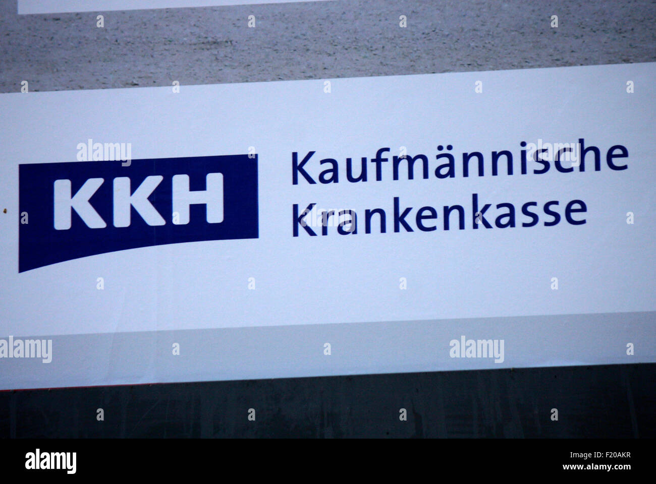 Markenname : 'KKH Kaufmaennische Krankenkasse", Berlin. Banque D'Images