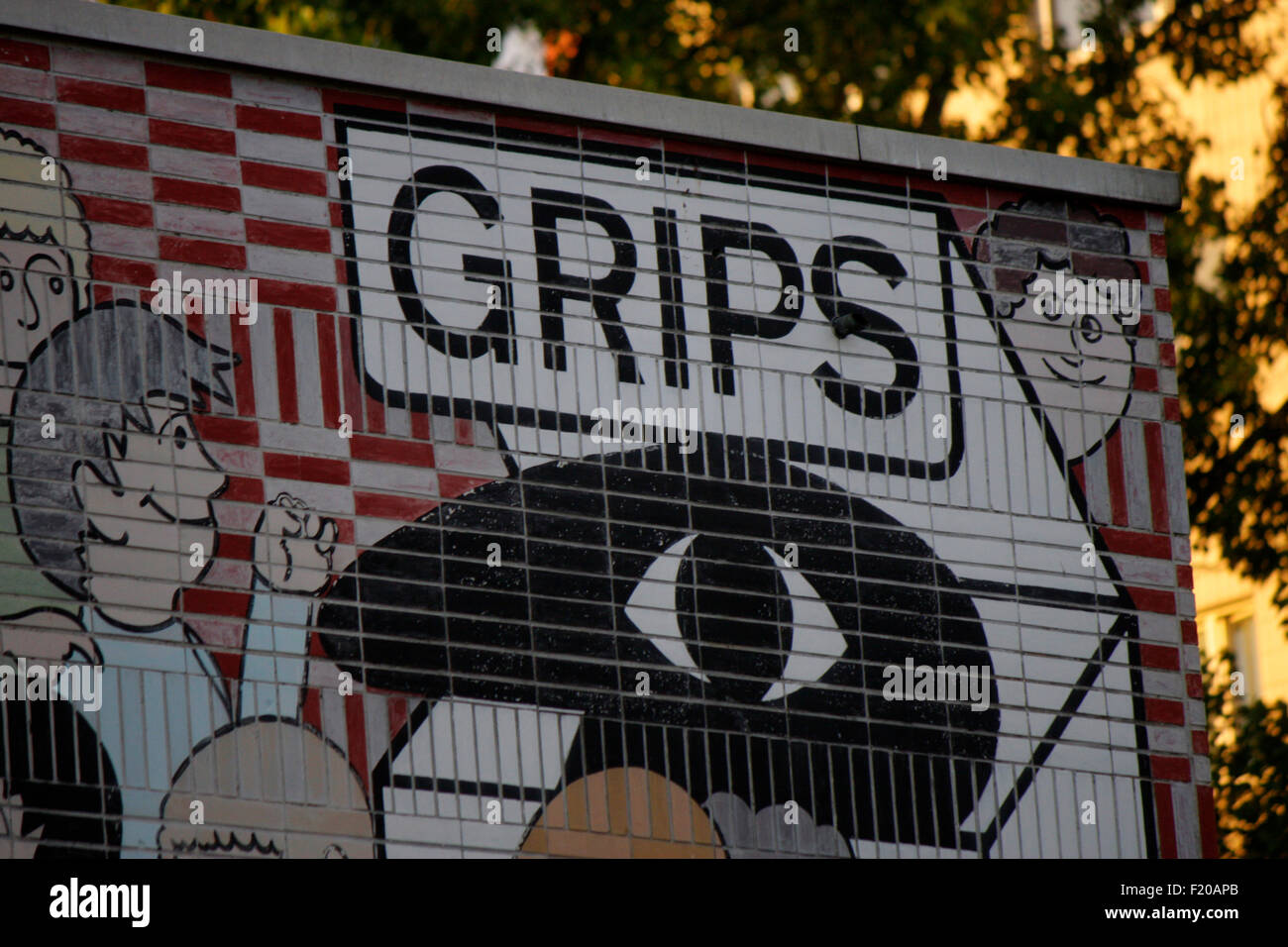 Markenname : 'GRIPS Theater", Berlin. Banque D'Images