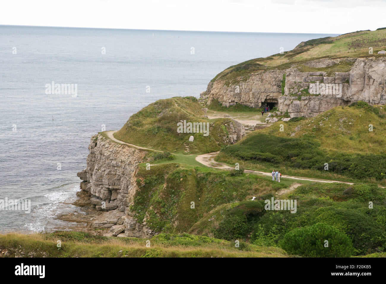L'île de la côte jurassique du Dorset Purbeck Banque D'Images