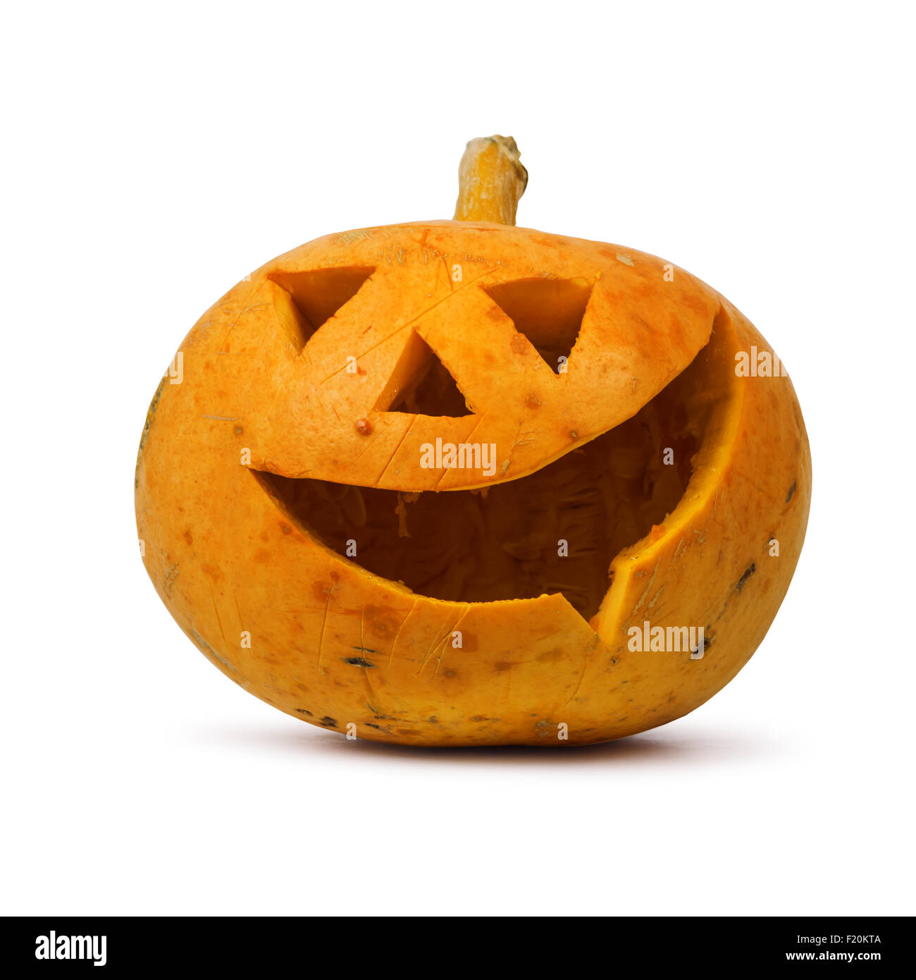 Halloween Pumpkin isolated on white Banque D'Images